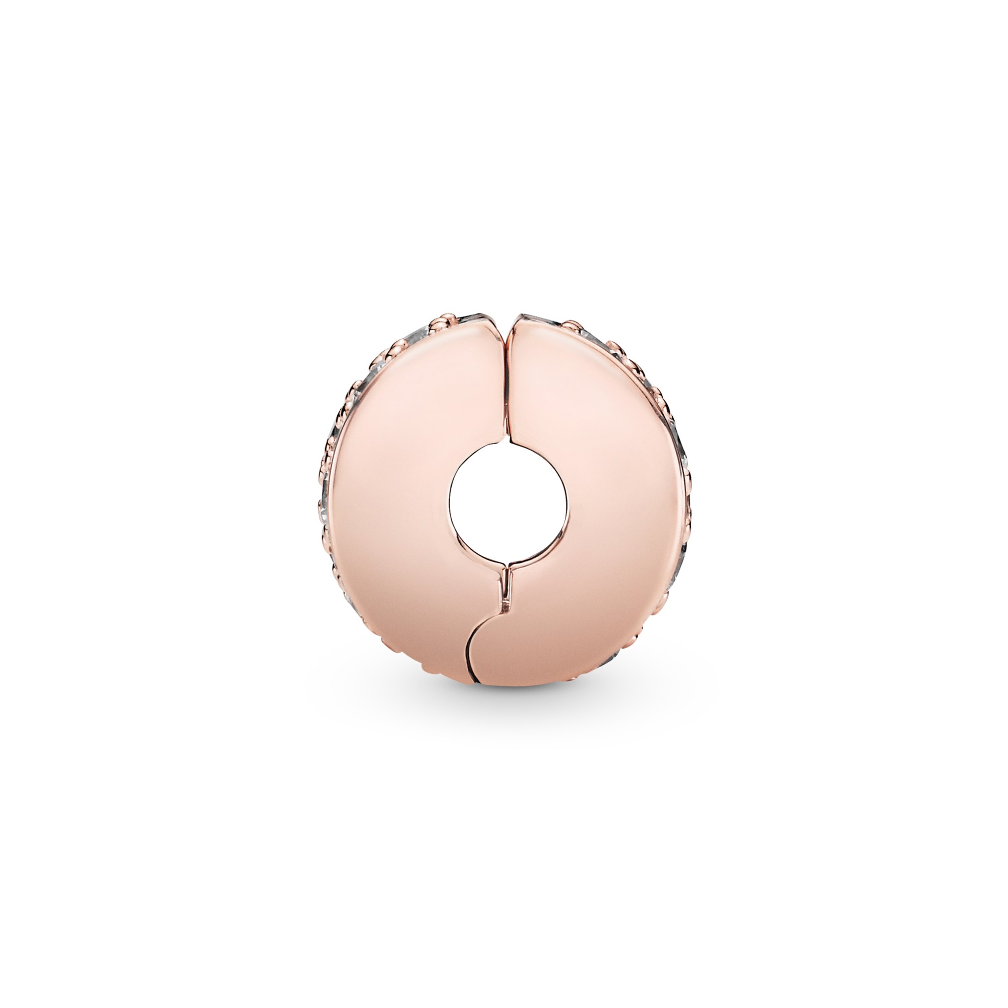 PANDORA Pavé-Glanz - Clip Charm - PANDORA Rose – Ansicht 2