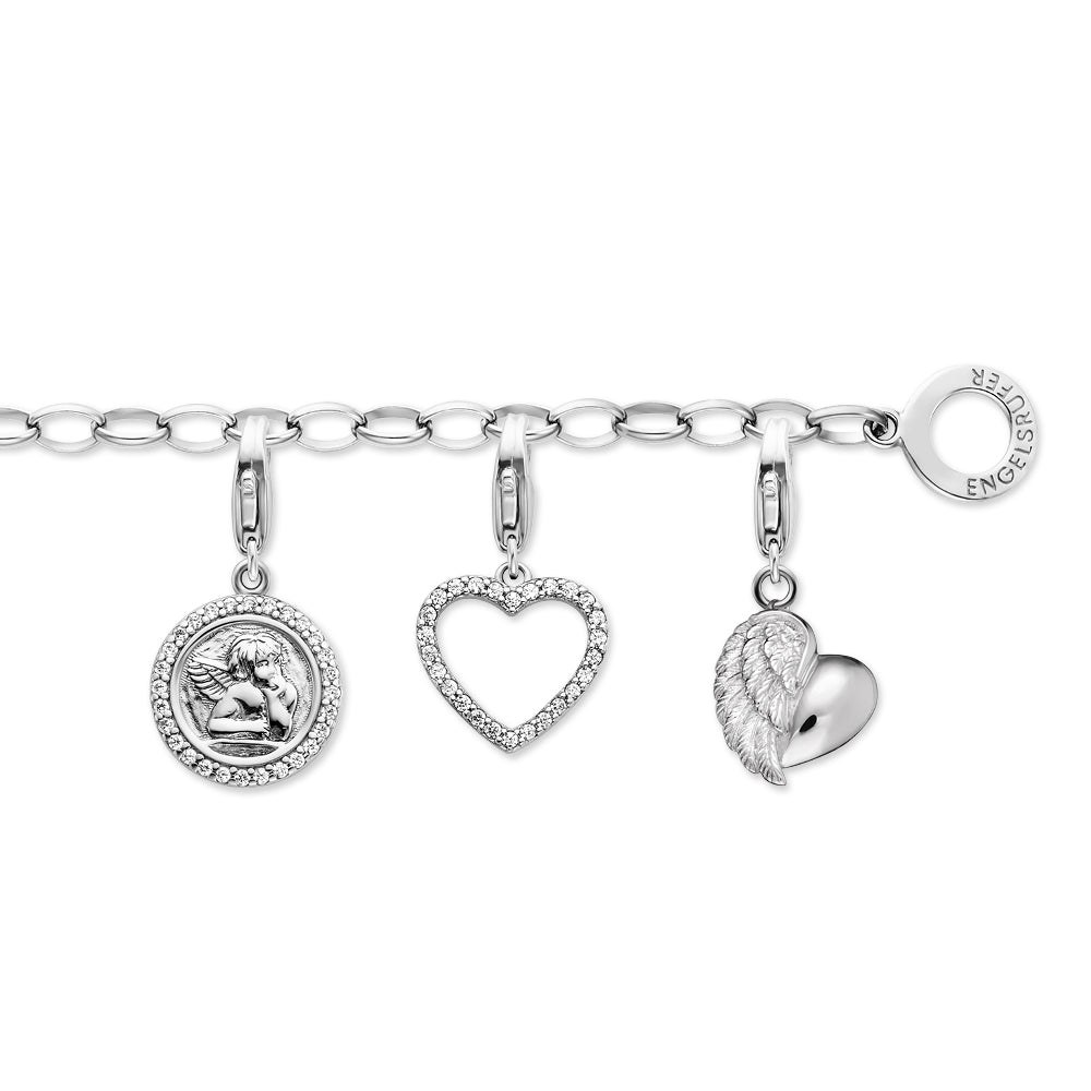 Engelsrufer Charm Armband - Silber rhodiniert 19,5 cm – Ansicht 5