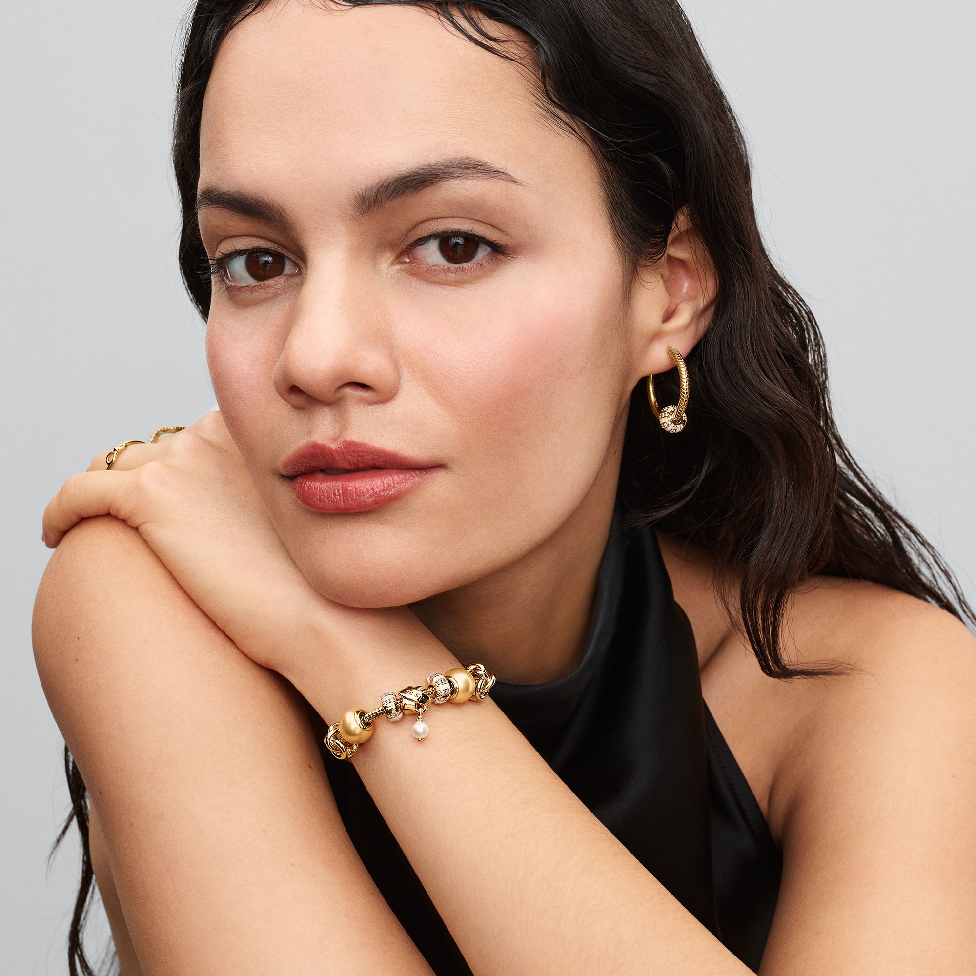 Pandora Charm - Unendlichkeit - Infinity - Gelbgold Vergoldung – Ansicht 3