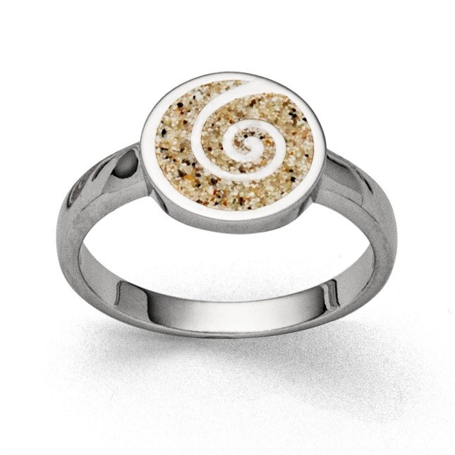 DUR Strandring Spirale 2.0 - Sterling Silber – Ansicht 2