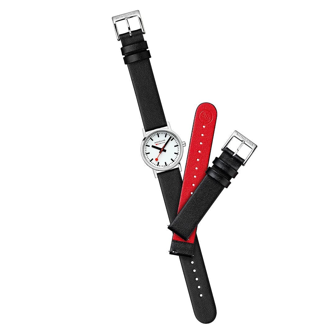 Mondaine Uhr Classic - A658.30323.11SBBV - 30 mm - Ziffernblatt Weiss – Ansicht 4