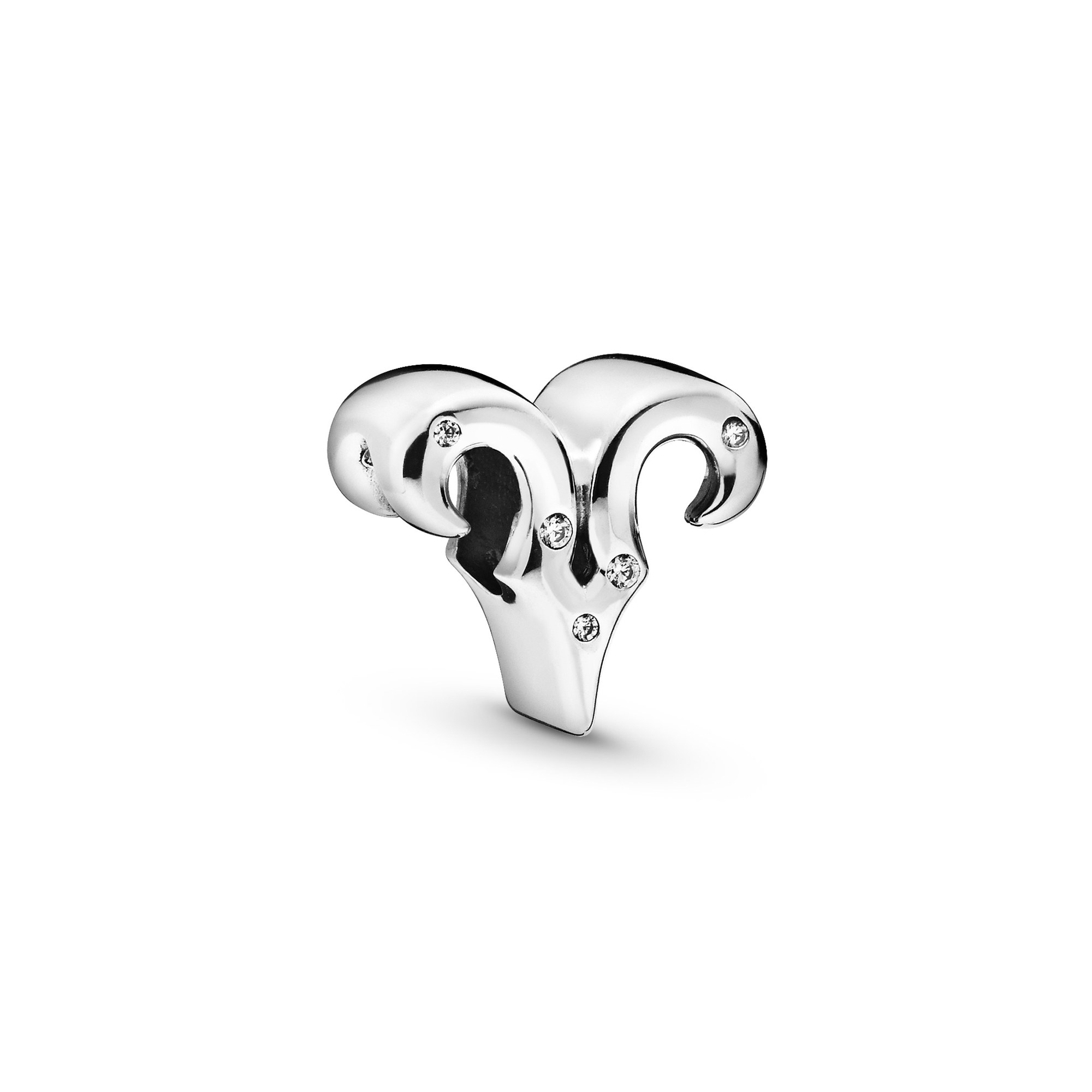 Pandora Sternzeichen - Aries - Widder Sterling Silber Charm + Zirkonia