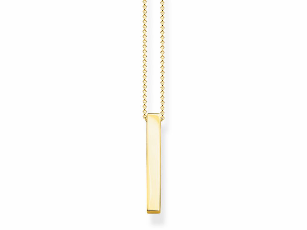 Thomas Sabo Kette in gelbgoldfarbenem Sterling Silber mit einer Länge von 40, 42,5 und 45 cm, ohne Anhänger, elegantes Design für jeden Anlass.