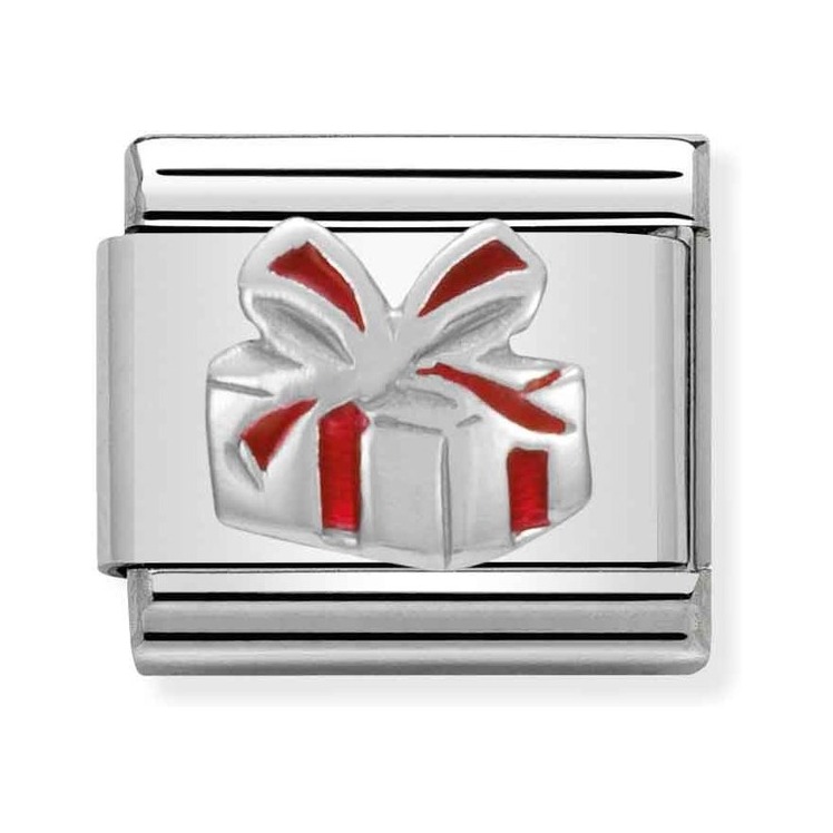 Nomination Composable Classic Charm SilverShine Geschenk - Edelstahl, Silber 925, Emaille