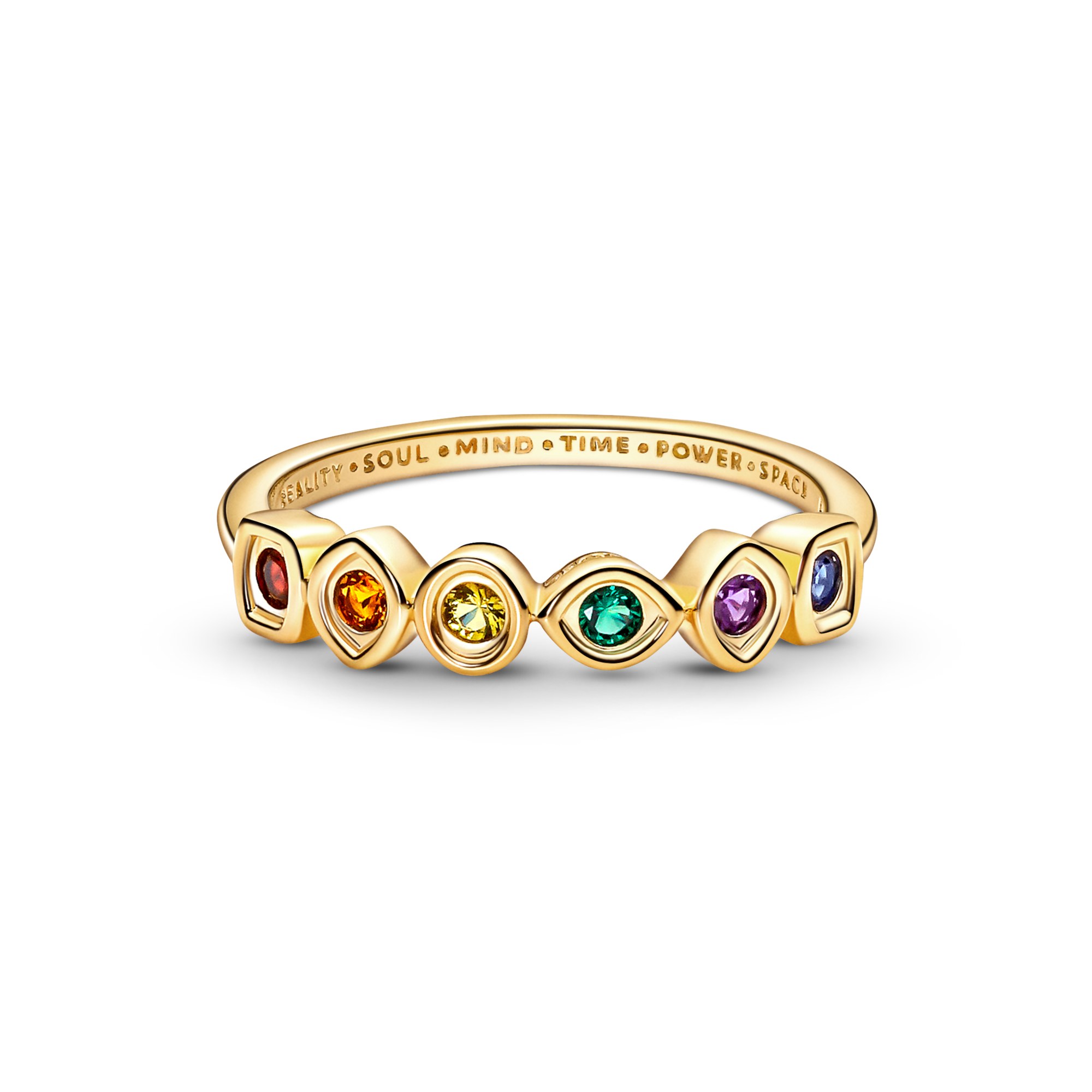 Pandora Marvel The Avengers Infinity Stones Ring - Gelbgold Verg. - Kristall - Multicolor – Ansicht 2