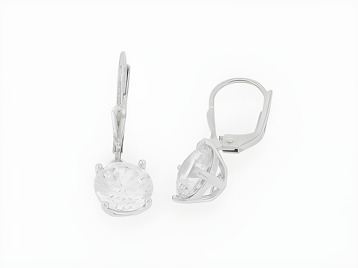 Silber Ohrringe - Rund - Silber - elegant - Zirkonia - Hänger von Juwelier Harnisch, Ohrhänger mit Stein, perfekt für festliche Anlässe oder den Alltag.