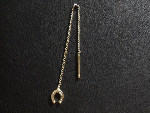 Gold Ohrring mit Hufeisen-Design, interessanter Ohrhänger aus hochwertigem Material, 1 Stück, Hersteller Juwelier Harnisch, geeignet für stilvolle Akzente.