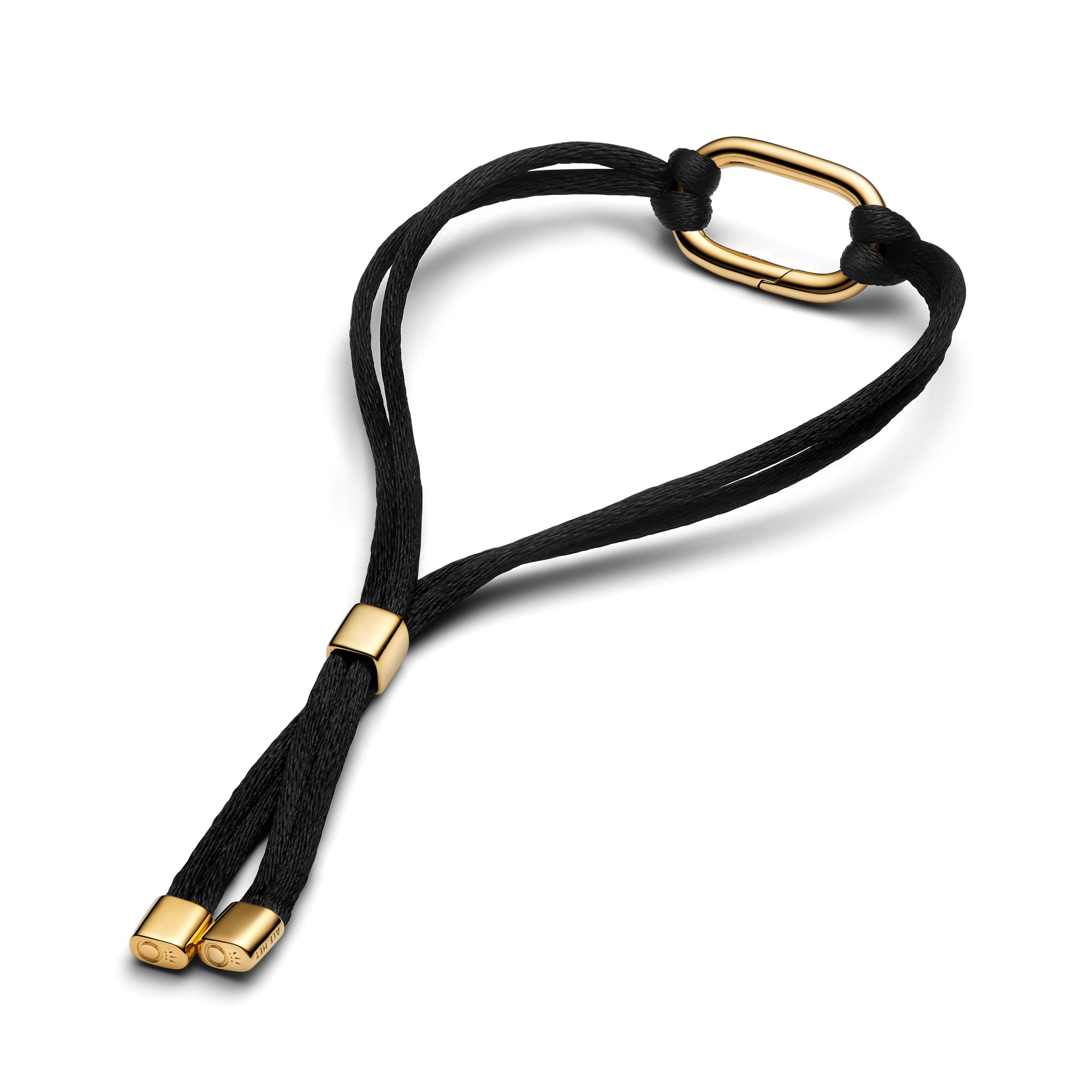 Pandora ME - Öffenbares Glieder-Kordelarmband - 25 cm - Gelbgold Vergoldung – Ansicht 2