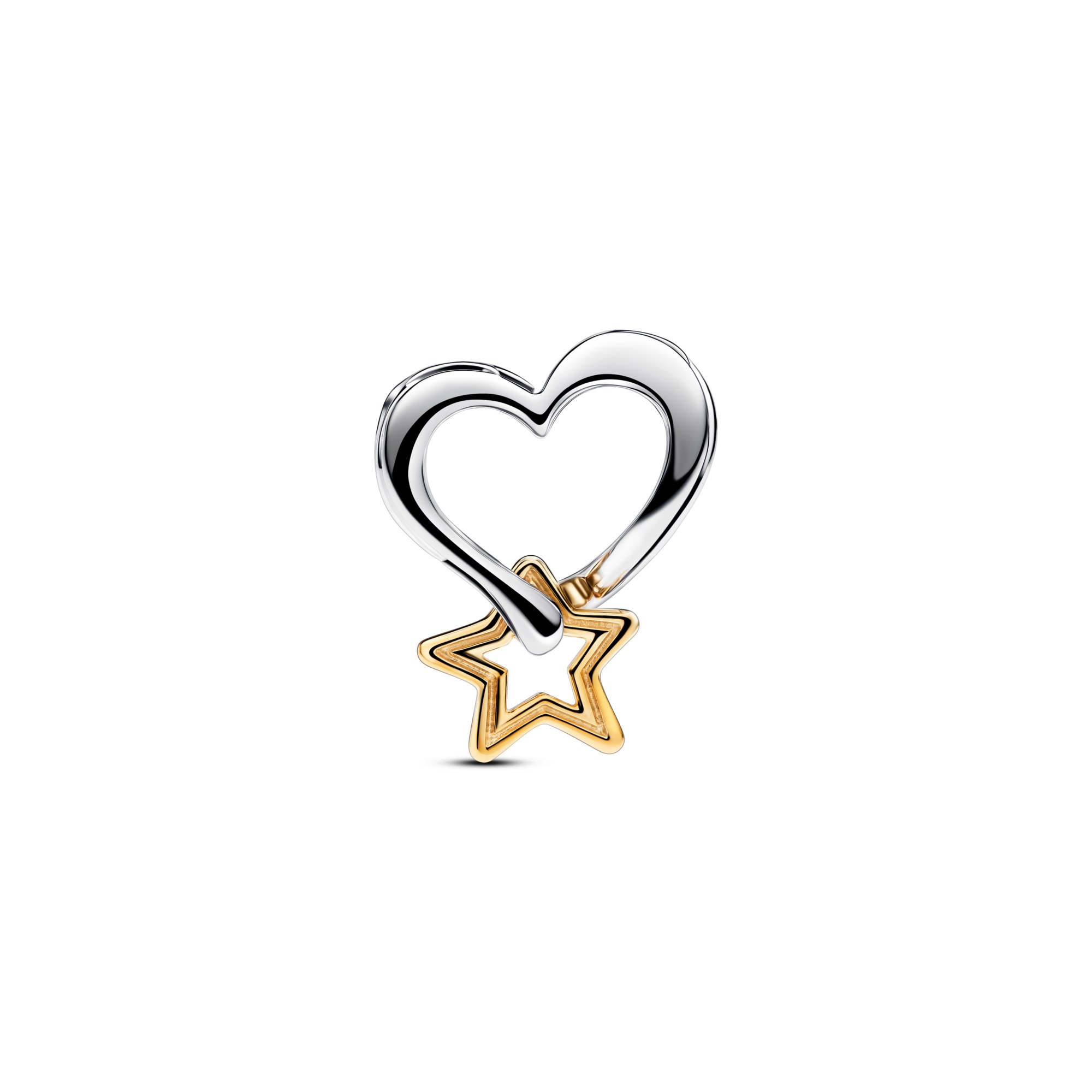 Pandora Herz und Stern aus Silber & Gelbgold verg. – Ansicht 3