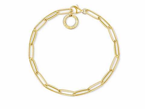 Charm Club Armband von Thomas Sabo aus Silber mit einer Länge von ca. 15,5 cm in modernem Design, eignet sich ideal für individuelle Charms und als stilvolles Accessoire.