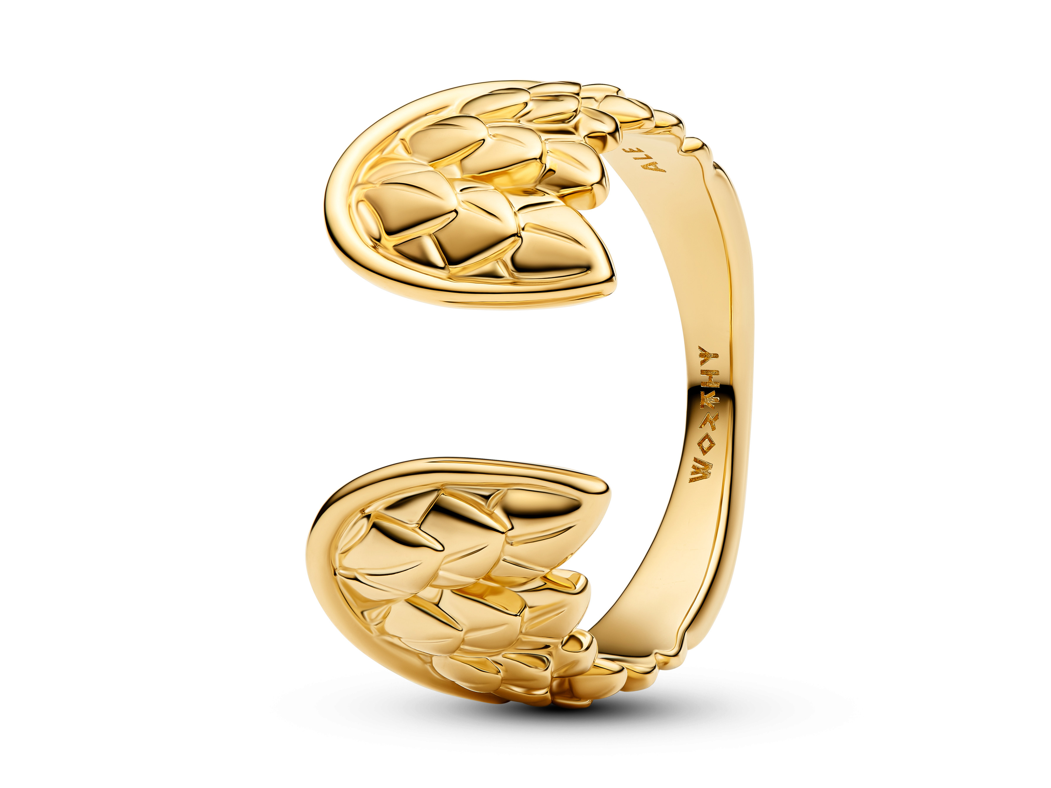 Pandora 164222C00-60 - Marvel Thor Flügel Offener Ring - Gelbgold Vergoldung - Gr. 54