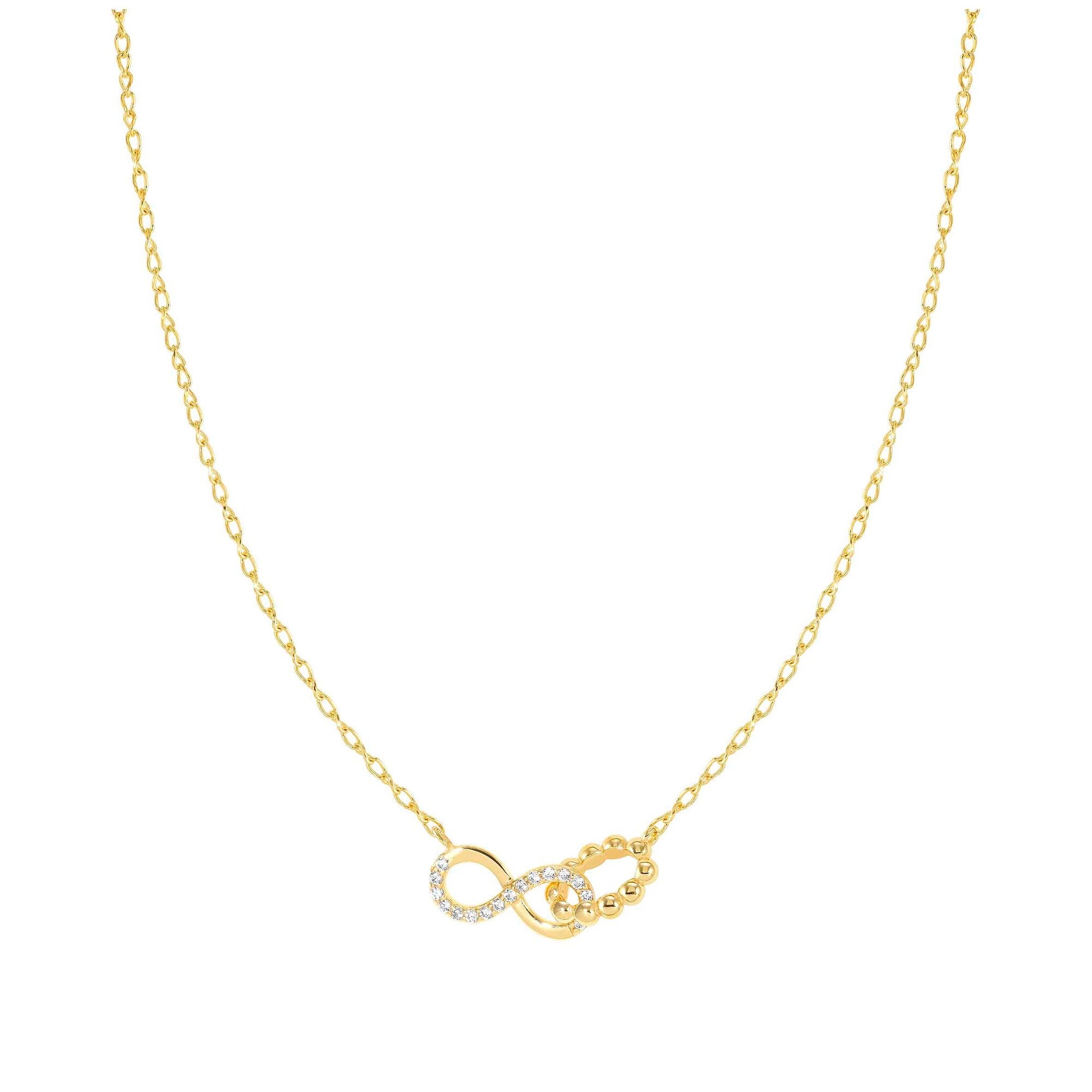 Nomination LoveCloud - Kette - Infinity - Sterling Silber mit Goldauflage - 40-46 cm – Ansicht 3