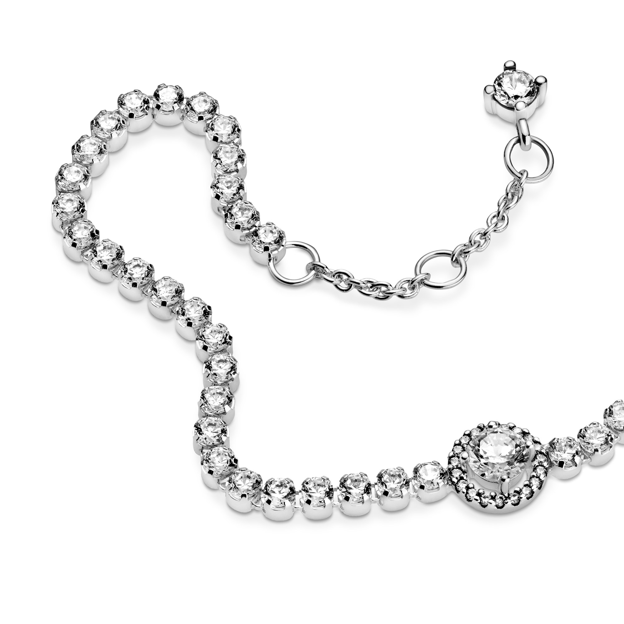 Pandora Silber Funkelndes Zirkonia Armband