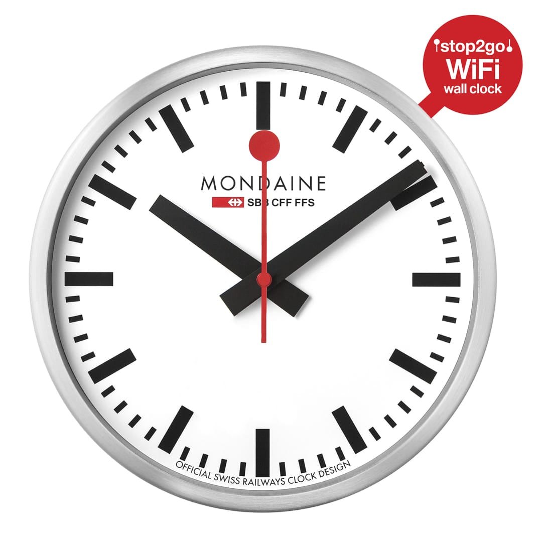 Mondaine WiFi Wanduhr stop2go - Clocks - 25 cm – Ansicht 2
