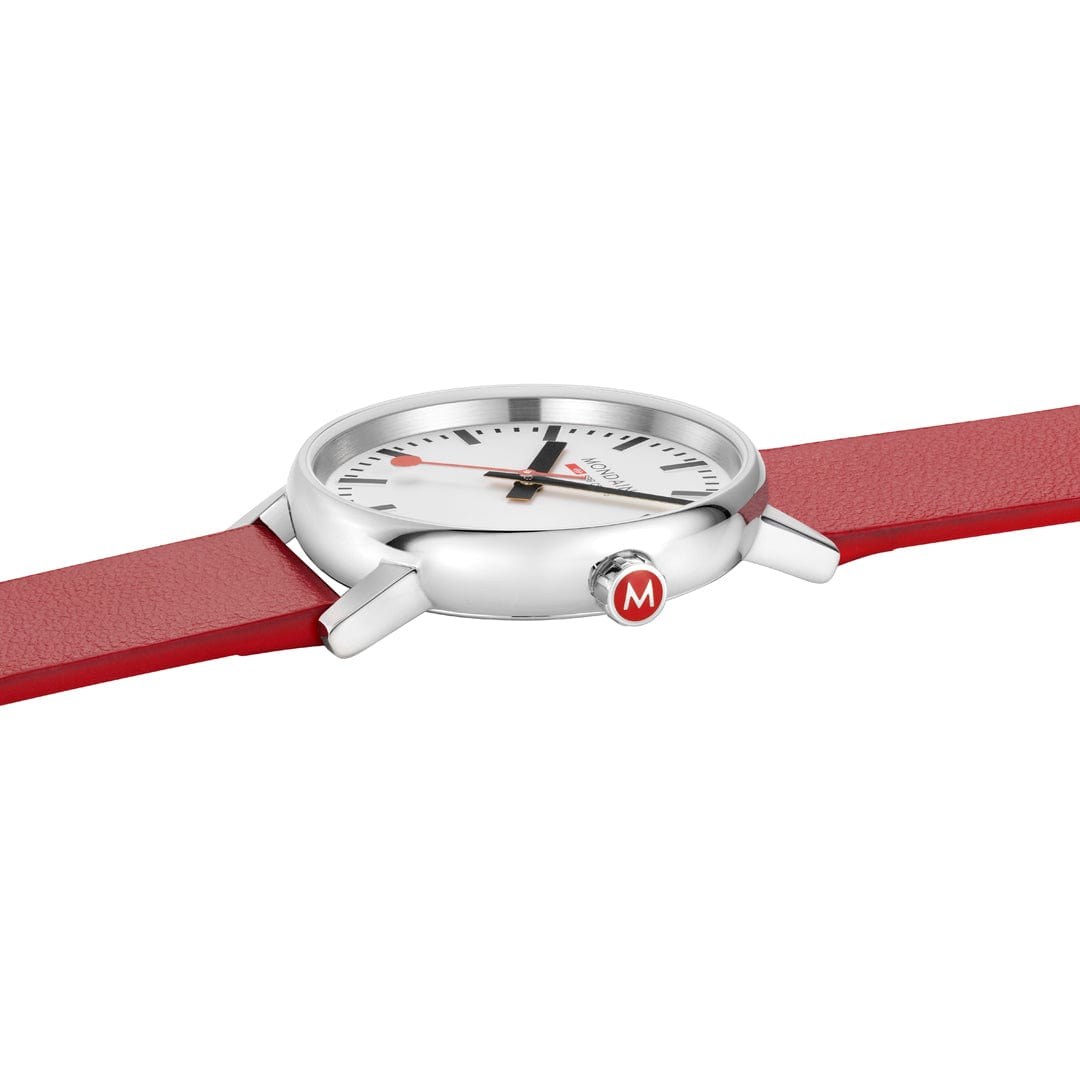 Mondaine Uhr MSE.35110.LCV evo2 - Edelstahl poliert - 35 mm – Ansicht 5