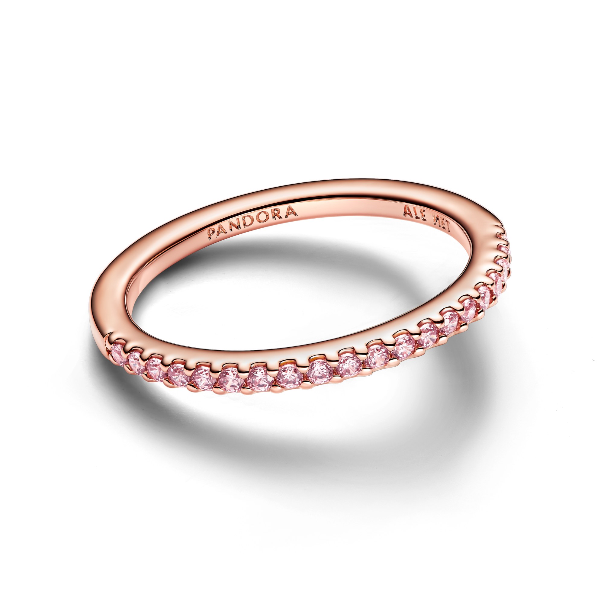 Pandora Roségold verg. Ring mit märchenhaftem rosa Zirkonia – Ansicht 2