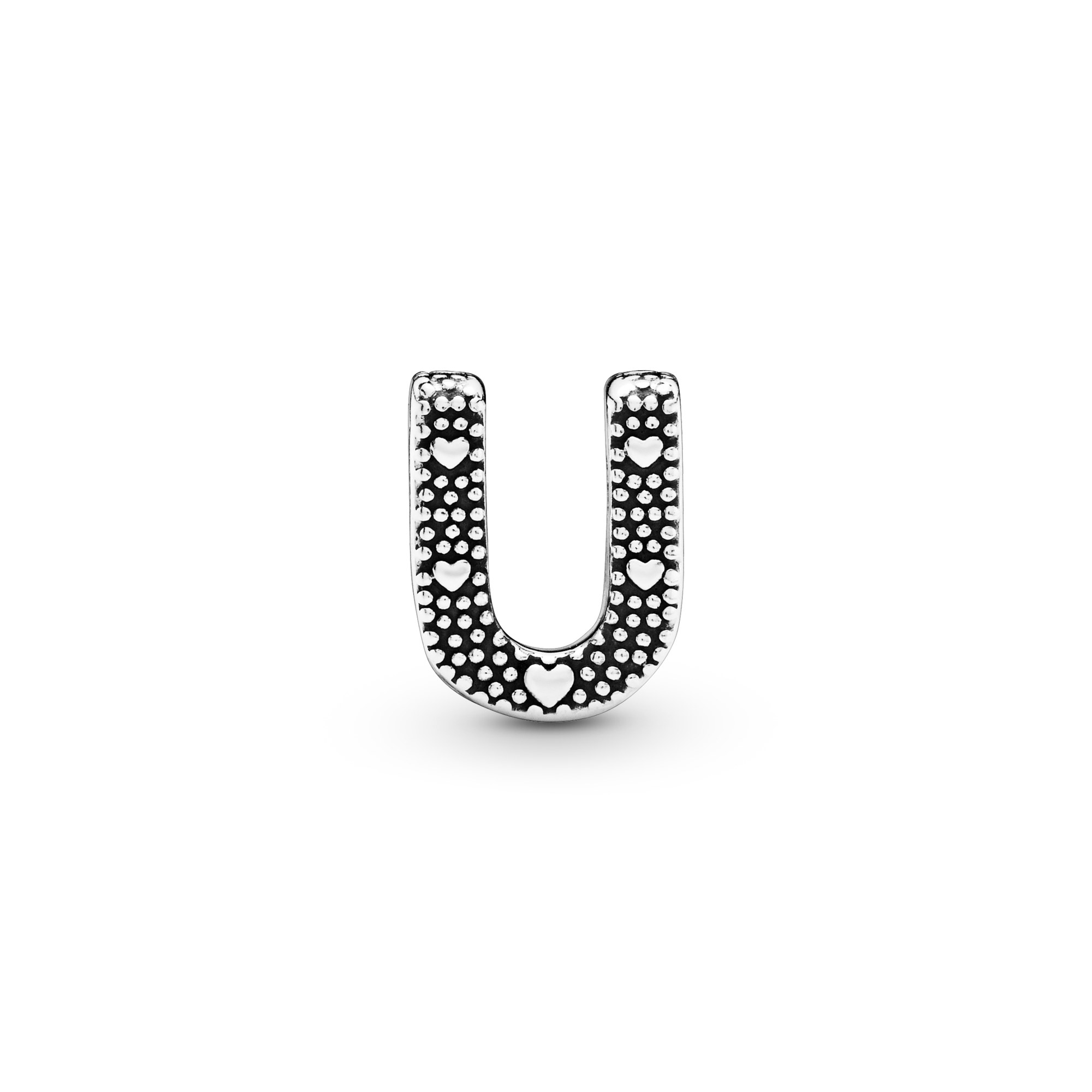 PANDORA Charm - Buchstabe U - Letter U - 925 Sterling Silber – Ansicht 2