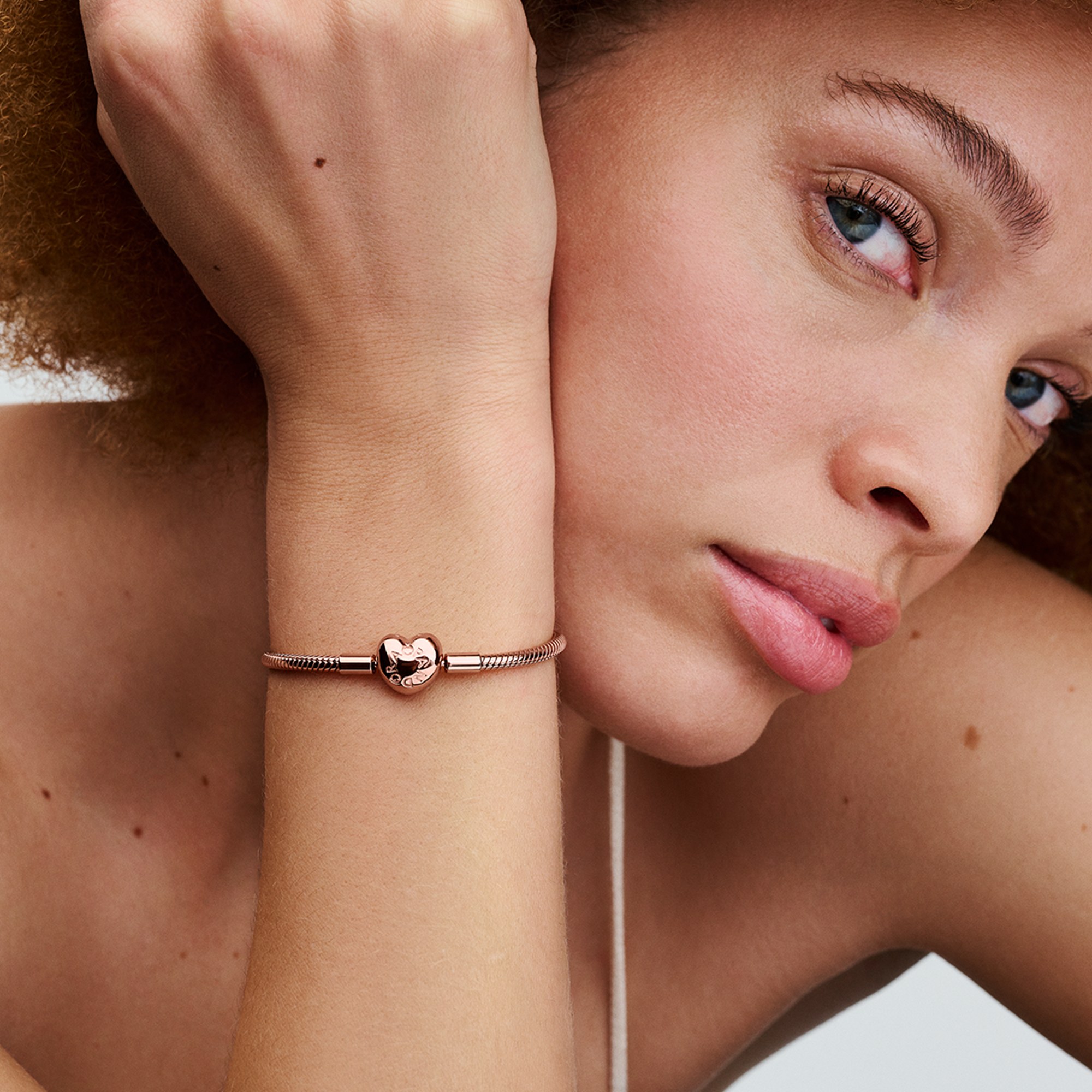 PANDORA Roségold verg. Armband - HERZ Verschluss – Ansicht 4