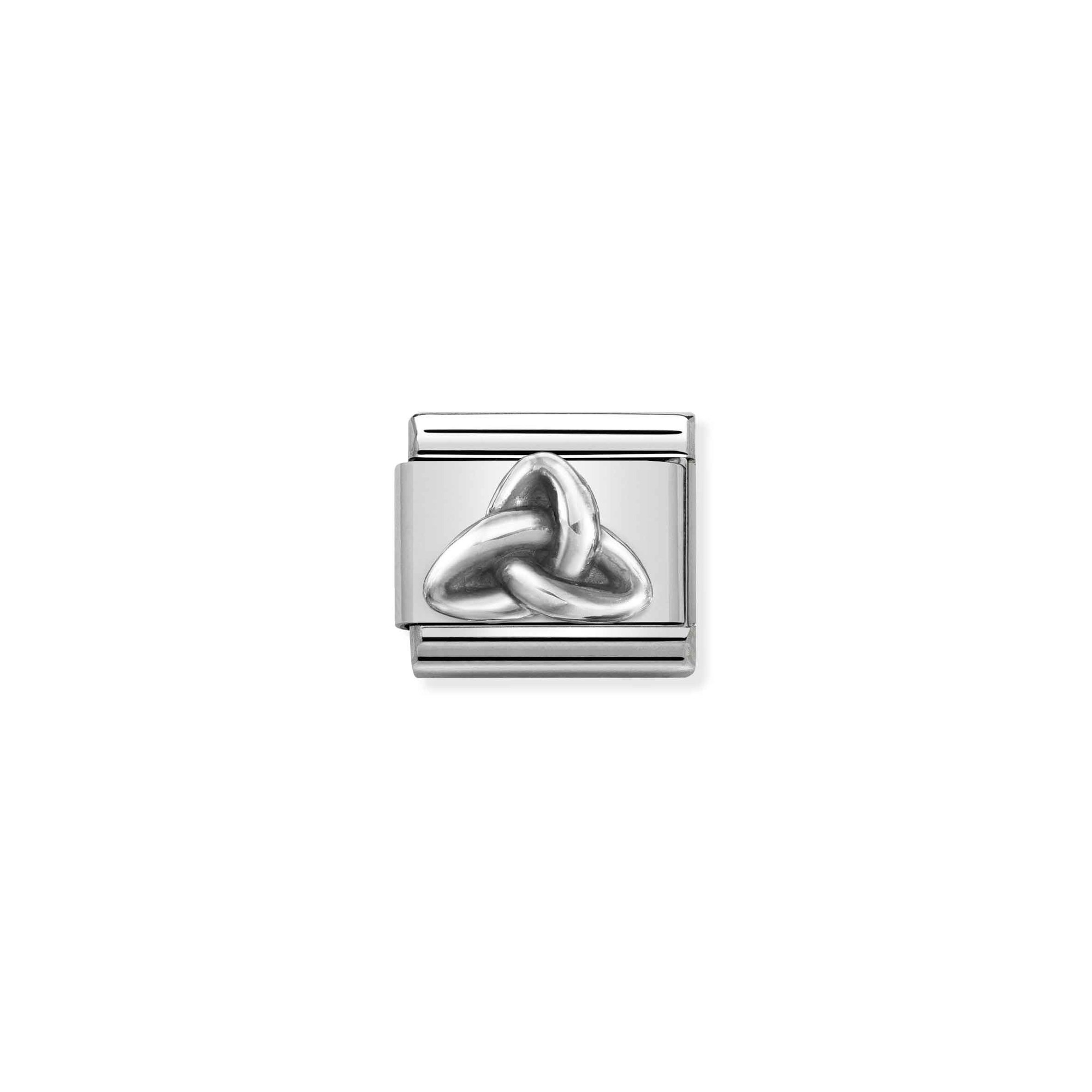 Nomination Composable Classic Charm Triade - Edelstahl, Sterling Silber