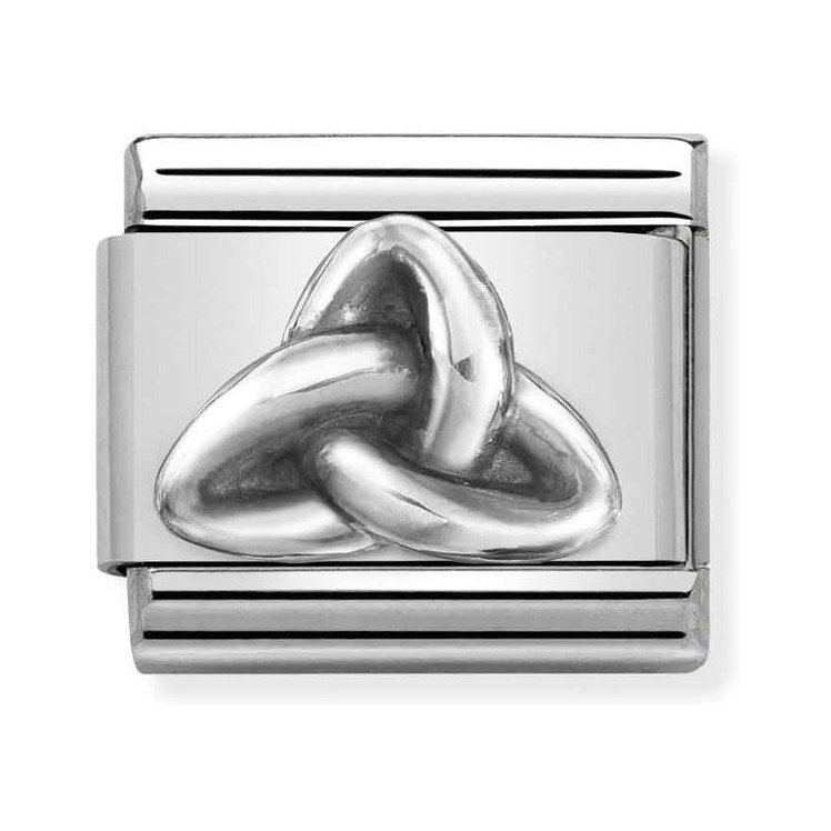 Nomination Composable Classic Charm Triade - Edelstahl, Sterling Silber