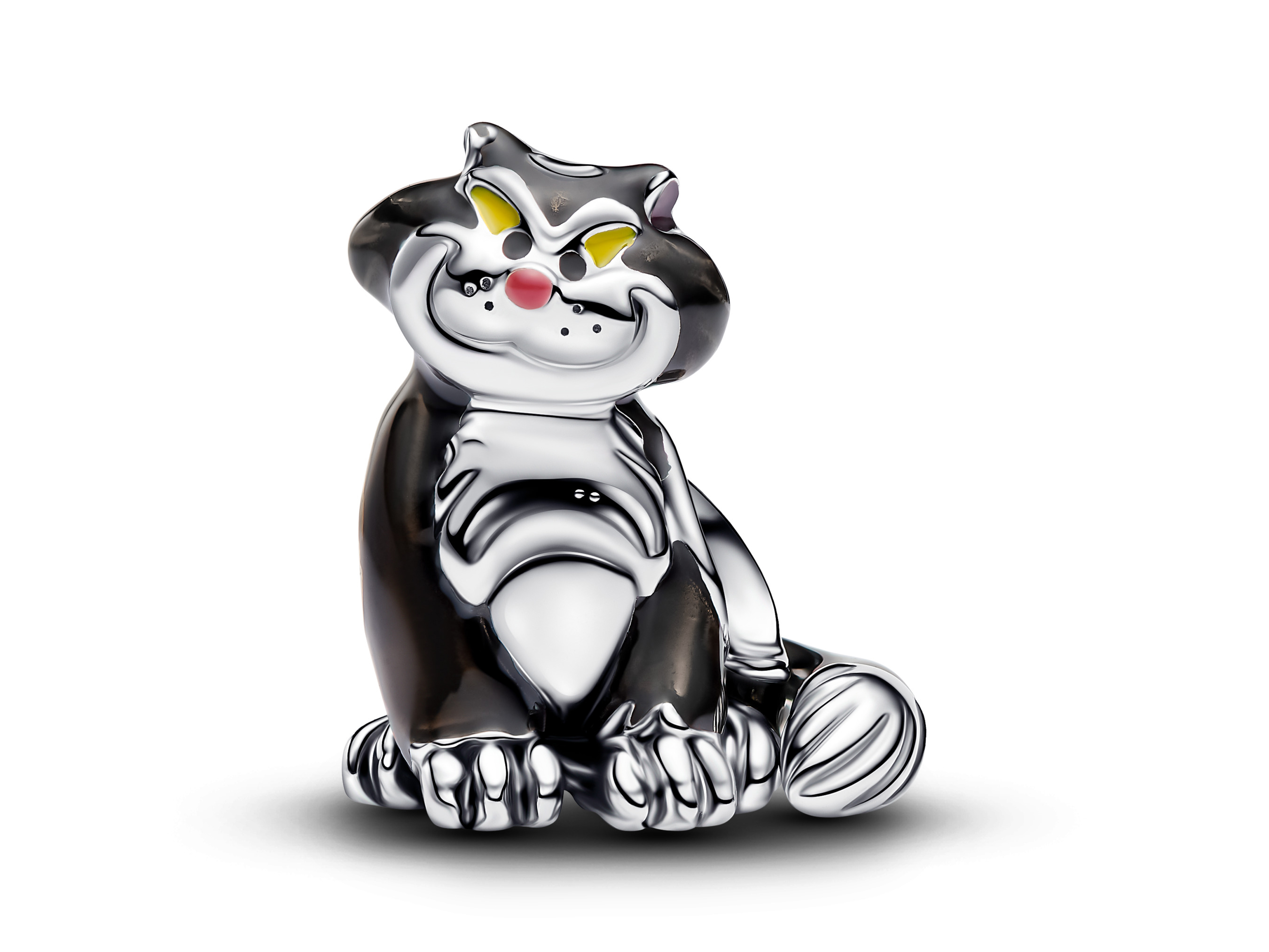 Pandora 794741C01 - Disney Villains Lucifer Charm - Sterling Silber - Emaille Schwarz