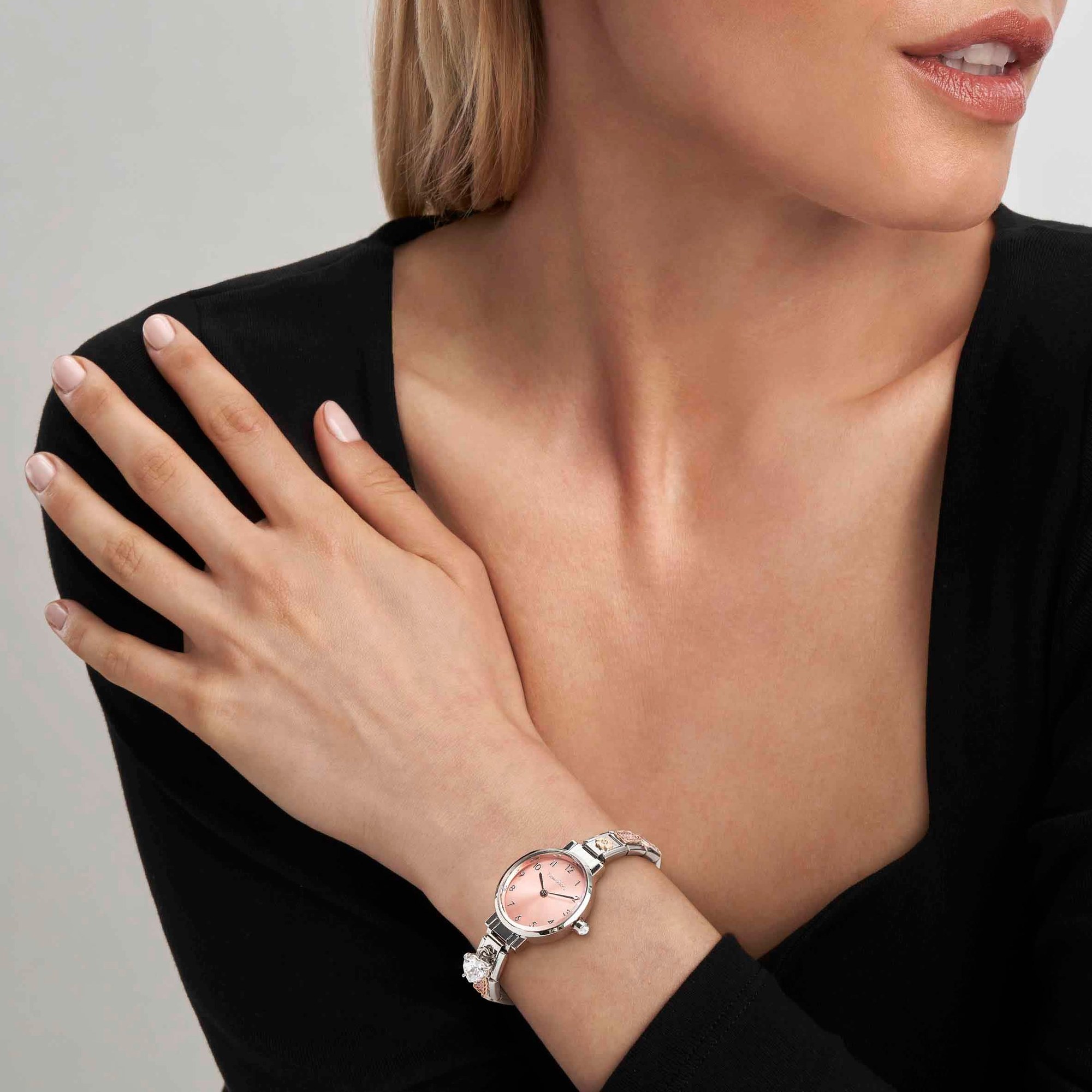 Nomination Time - Armbanduhren - Edelstahl - Perlmutt – Ansicht 2