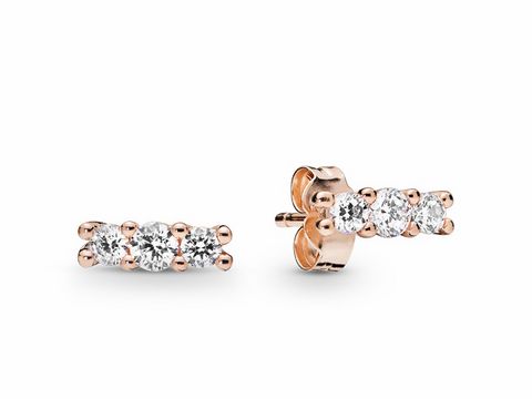 Pandora Rosé - 280725CZ - Sparkling Elegance - Ohrringe - Zirkonia