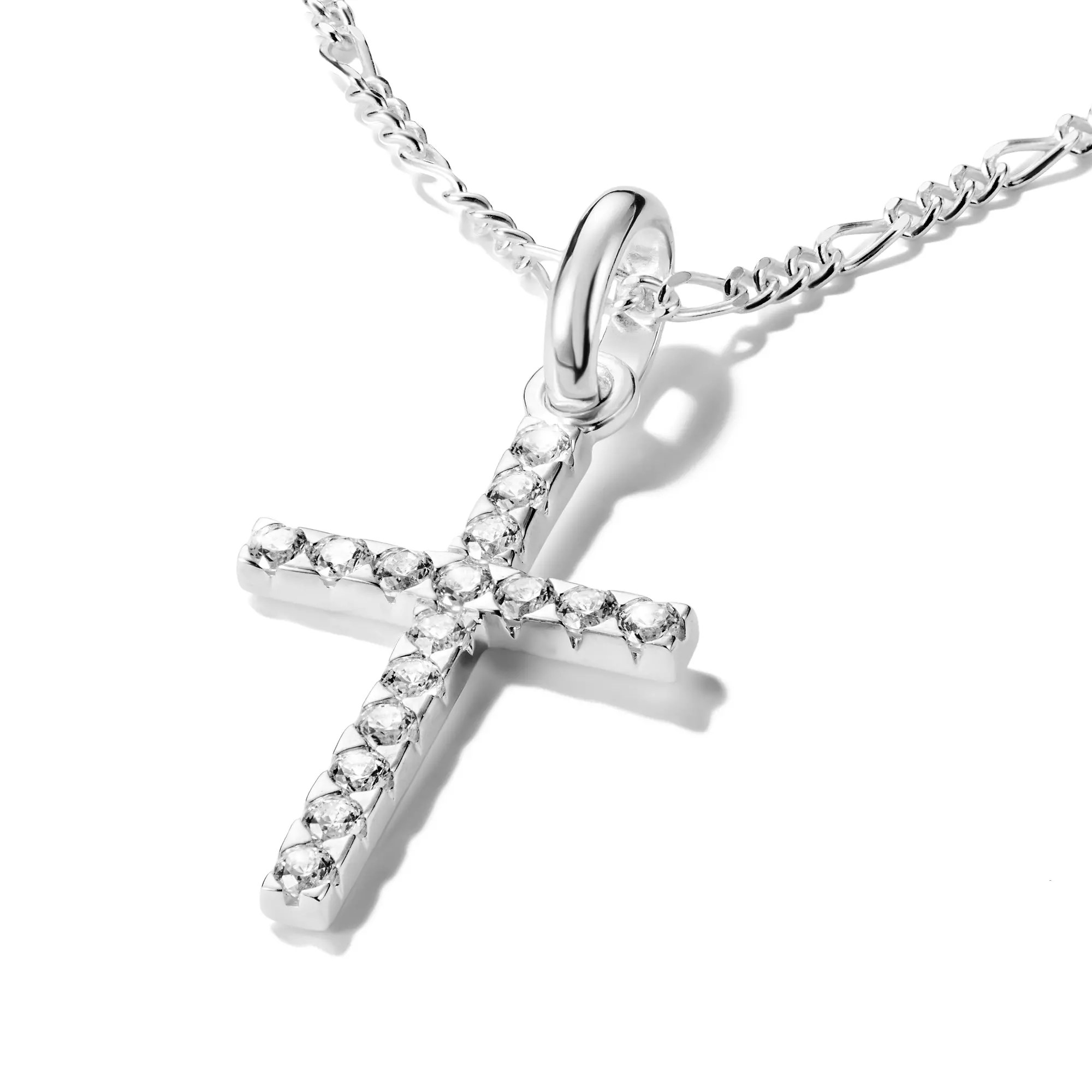 Thomas Sabo Connect Charm mit Öse - Kreuz - Silber + Zirkonia – Ansicht 2