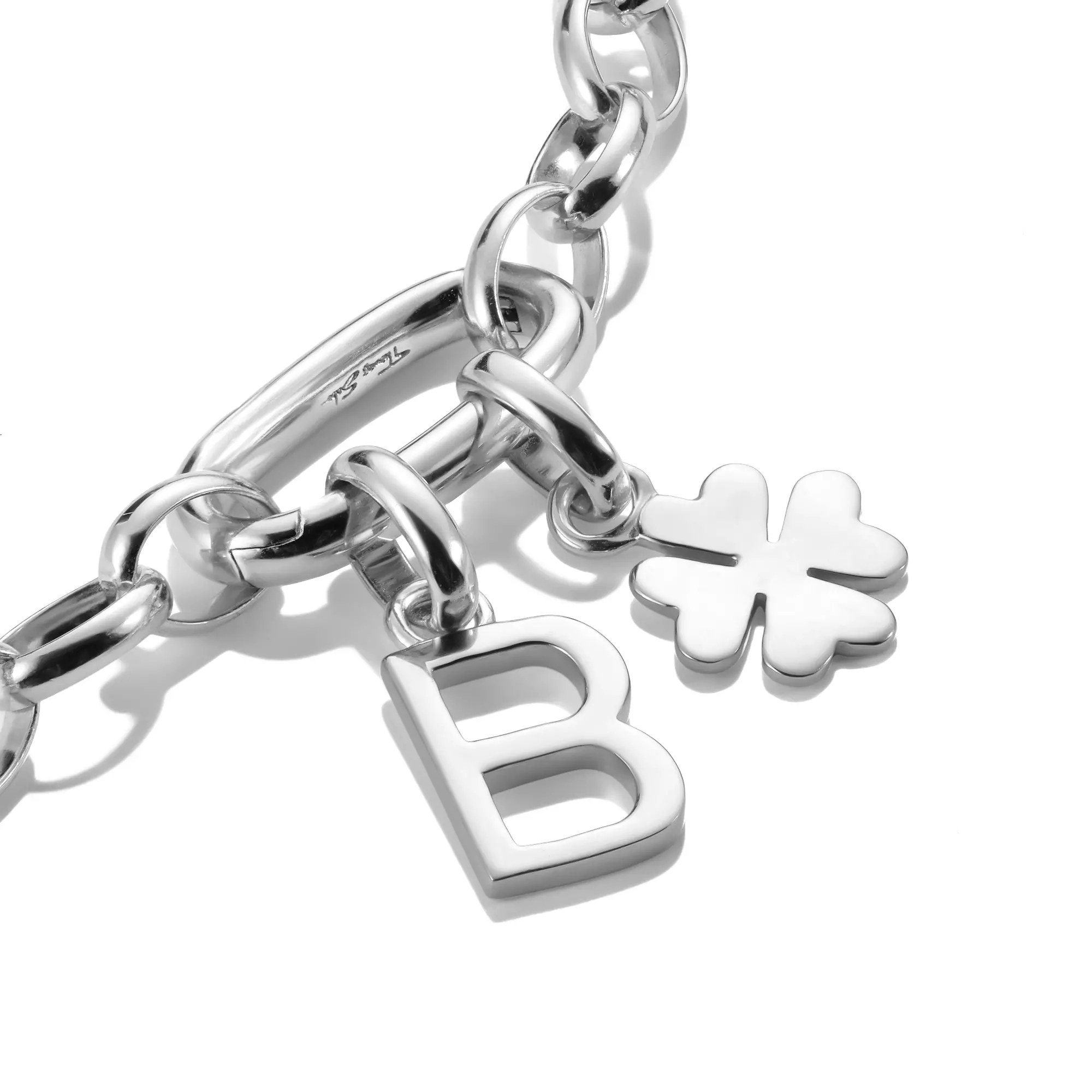 Thomas Sabo Connect Charm mit Öse - kl. Glücksklee - Silber – Ansicht 2