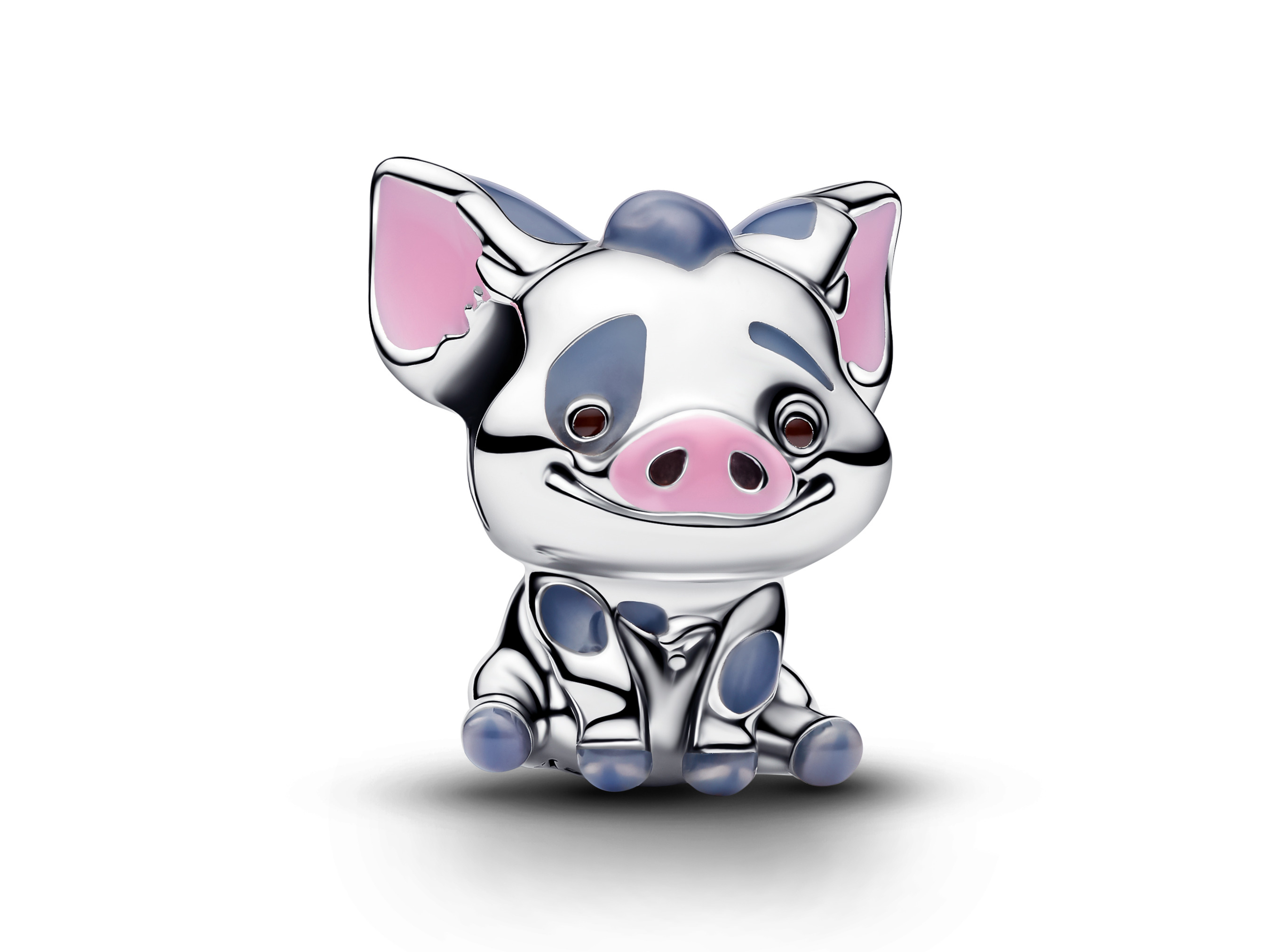 Pandora 793843C01 - Disney Vaiana Pua das Schwein charm - Silber - Pink -