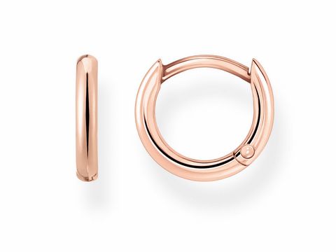 Creole Ohrring aus der Thomas Sabo Charming Collection in Silber und Roségold, elegant und modern, bietet einen stilvollen Akzent für jedes Outfit. Perfekt für den täglichen Gebrauch.