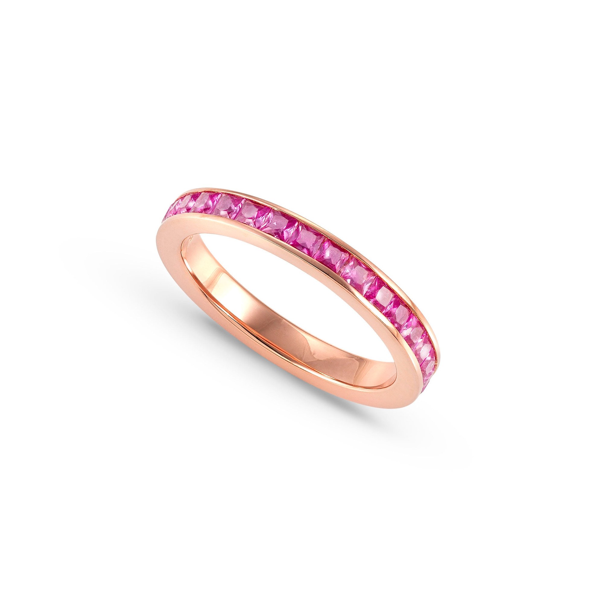 Nomination Carismatica Ring - Roségold vergoldet - Zirkonia Fuchsia - Gr. 11