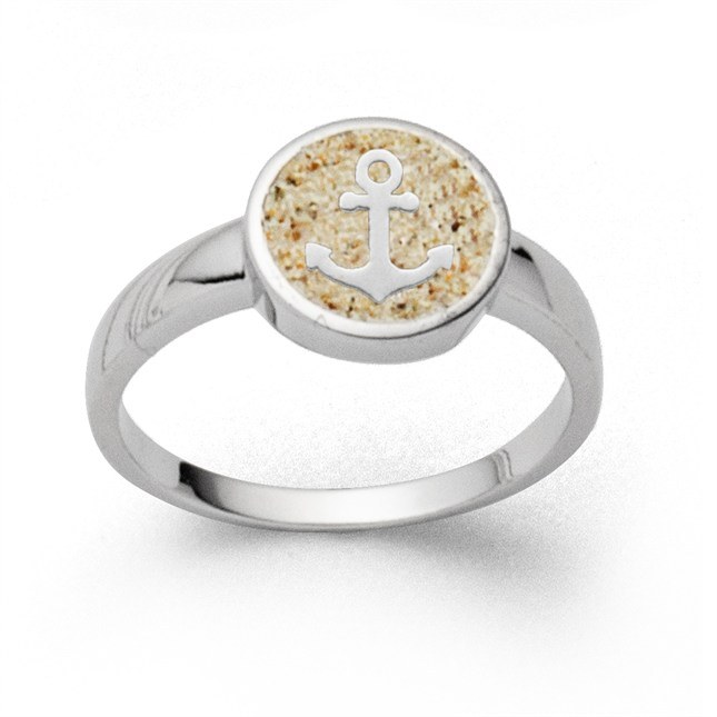 DUR Schmuck - Sterling Silber Ring Hoffnung 2.0 Strandsand - Strandsand – Ansicht 2