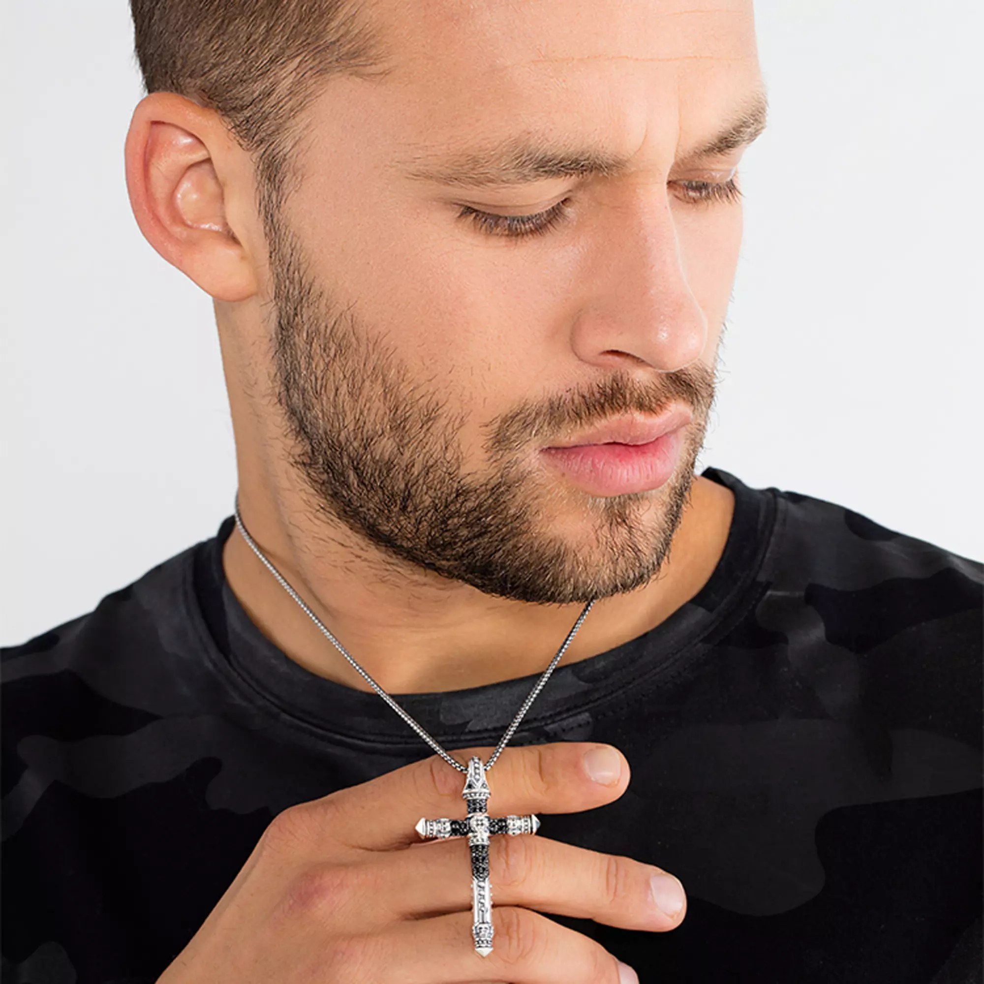 Thomas Sabo Kette - Sterling Silber geschwärzt - 45 cm – Ansicht 3