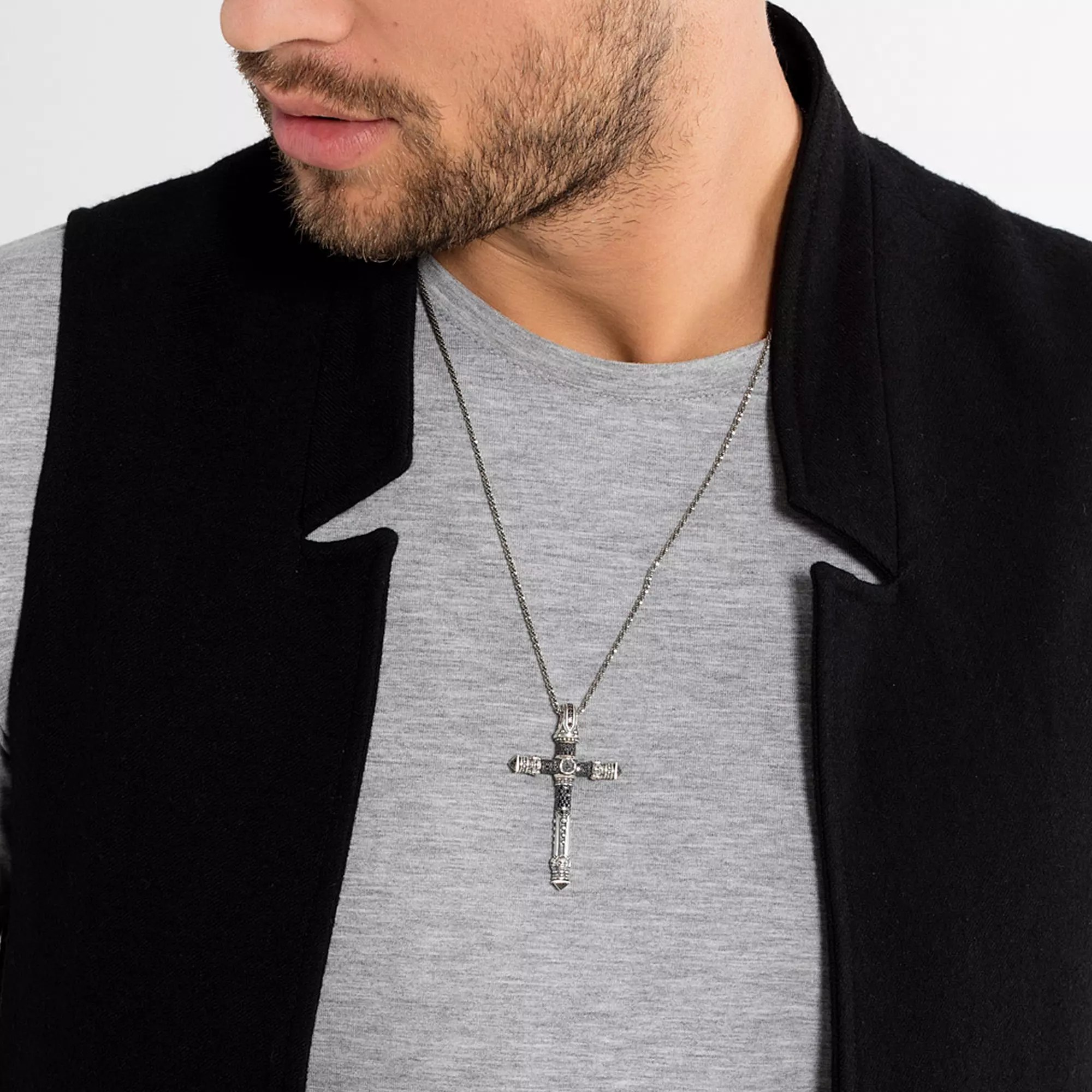 Thomas Sabo Anhänger Kreuz – Silber – Zirkonia – Ansicht 3