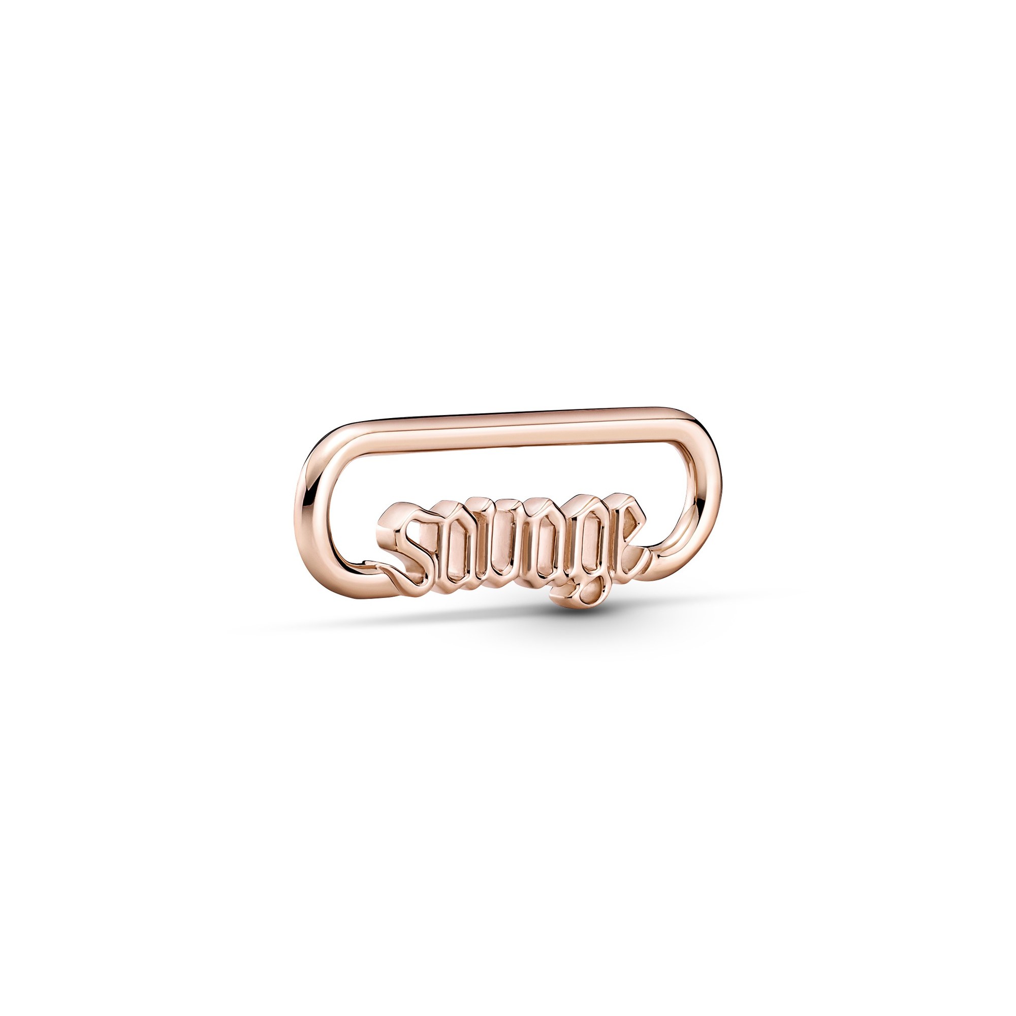 Pandora ME Element - Styling Savage Wort Link - Roségold Vergoldung