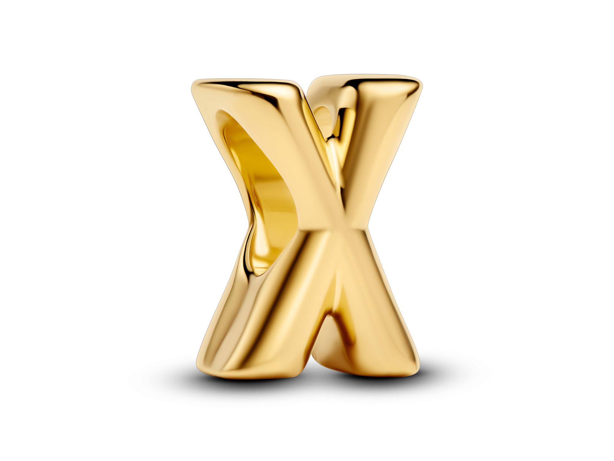 Pandora 763970C00 Buchstabe X - Alphabet - Gelbgold Vergoldung