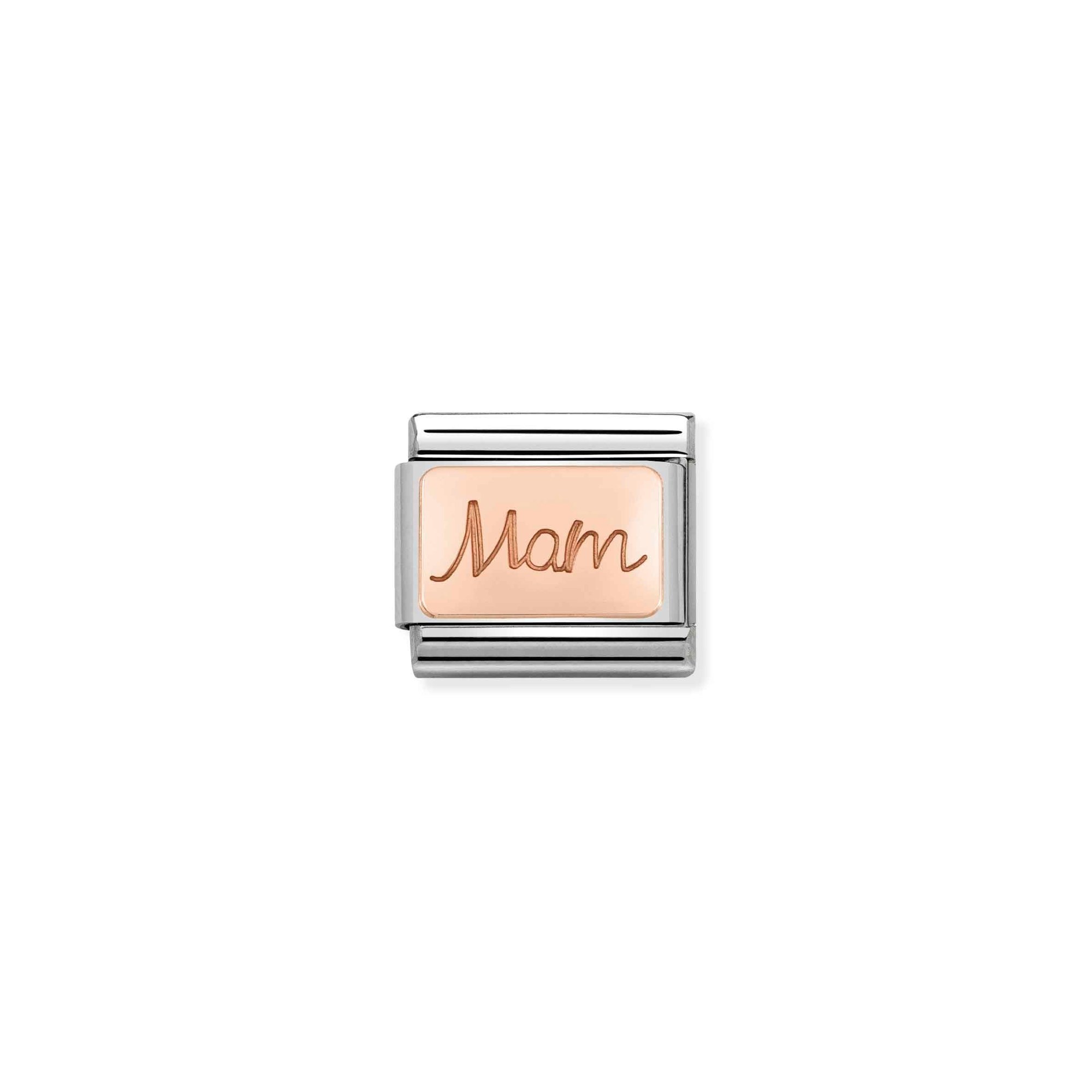 Nomination Composable Classic Charm Mam - Edelstahl, Gold 375 Roségold