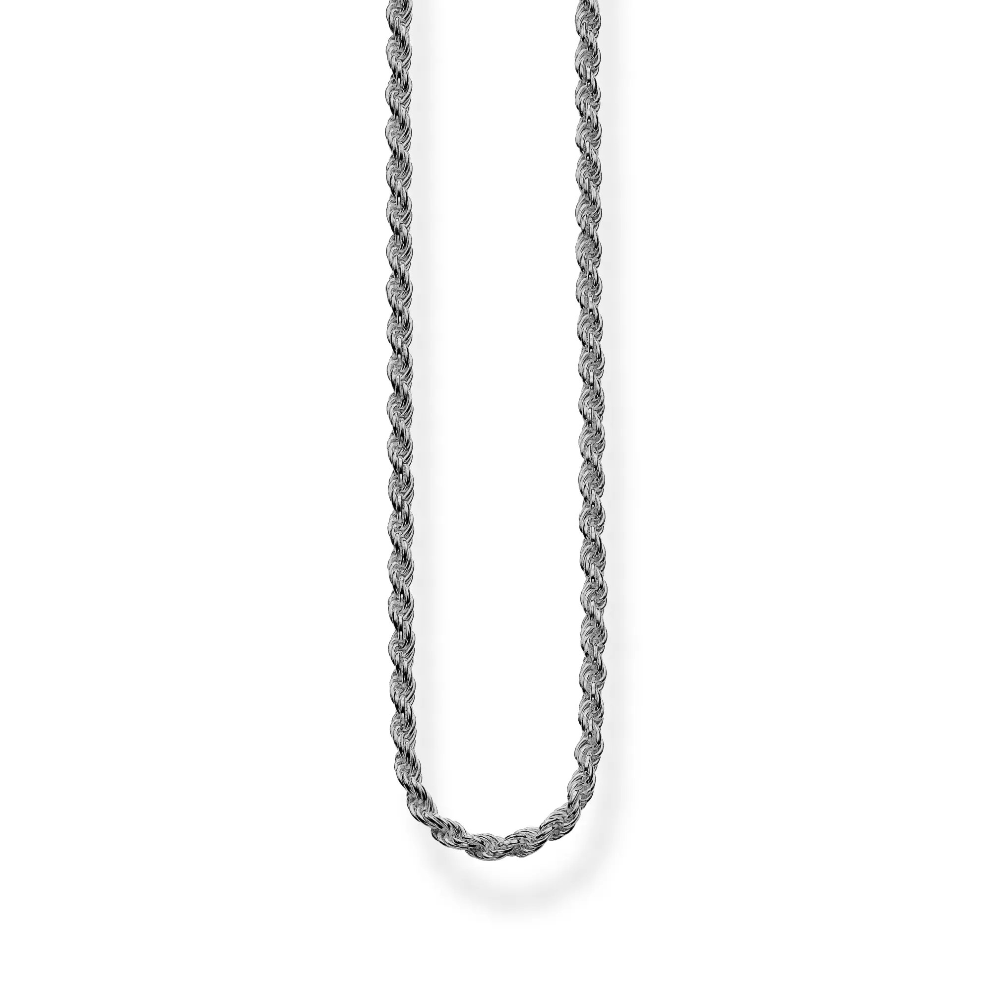 Thomas Sabo Kordelkette geschwärzt Stärke 1,3 mm – Silber – 45 cm