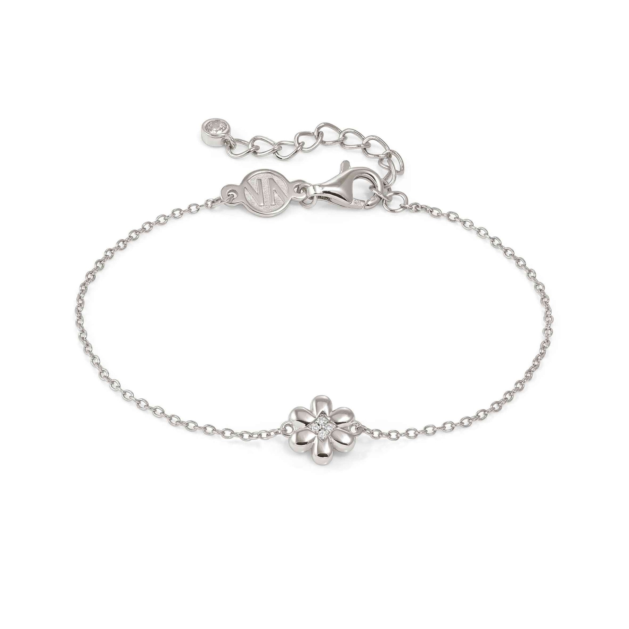 Nomination Petit Sparkle - Sterling Silber Armband - Blume - Zirkonia - 16-19 cm – Ansicht 2