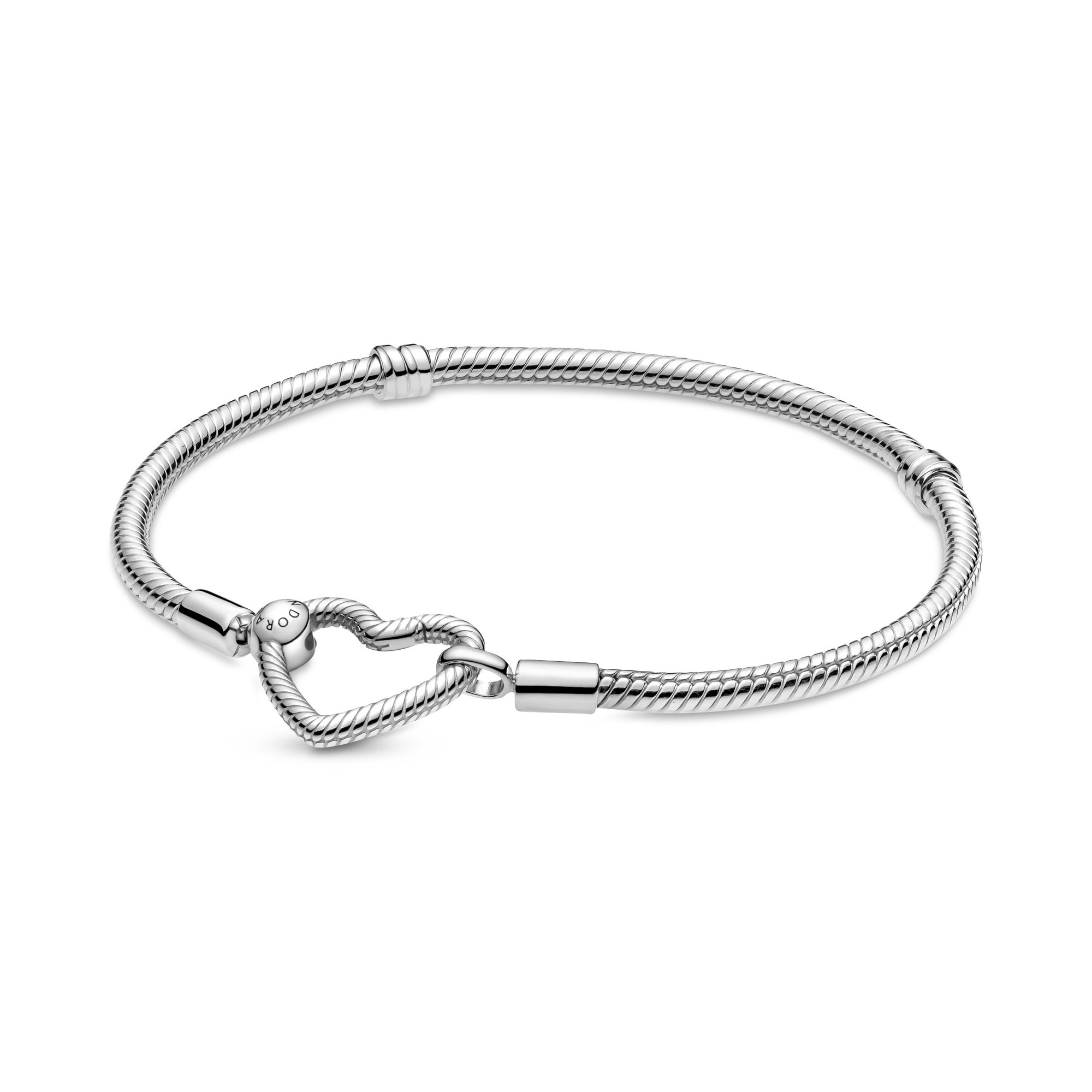 Pandora Silber Armband - offenes Herz