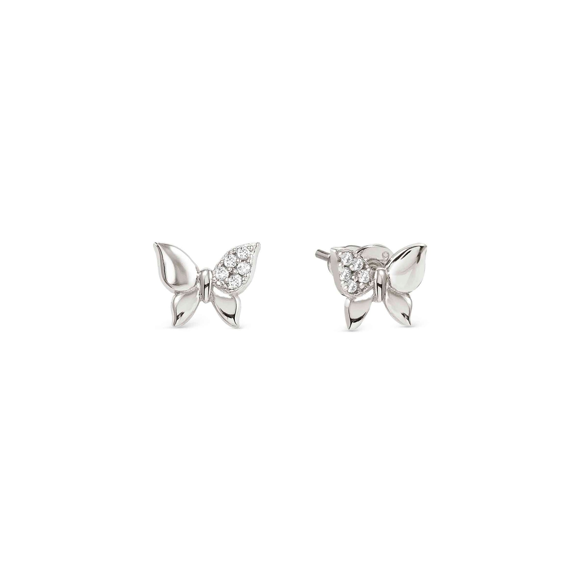 Nomination Petit Sparkle - Sterling Silber Ohrstecker - Schmetterling - Zirkonia – Ansicht 2