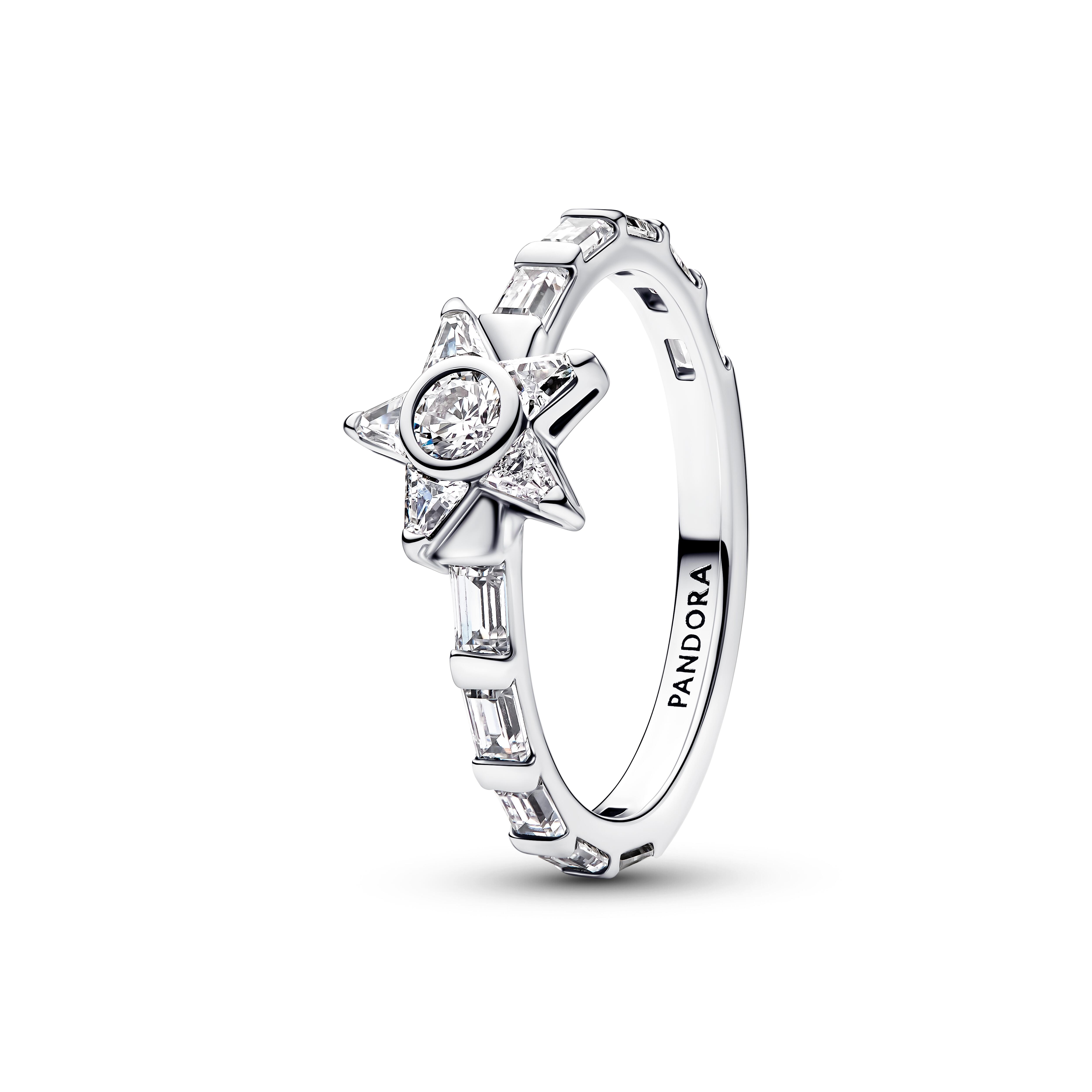 Pandora Timeless - Ring Stella Stern - Sterling Silber - Gr. 60 - 195072C01-60