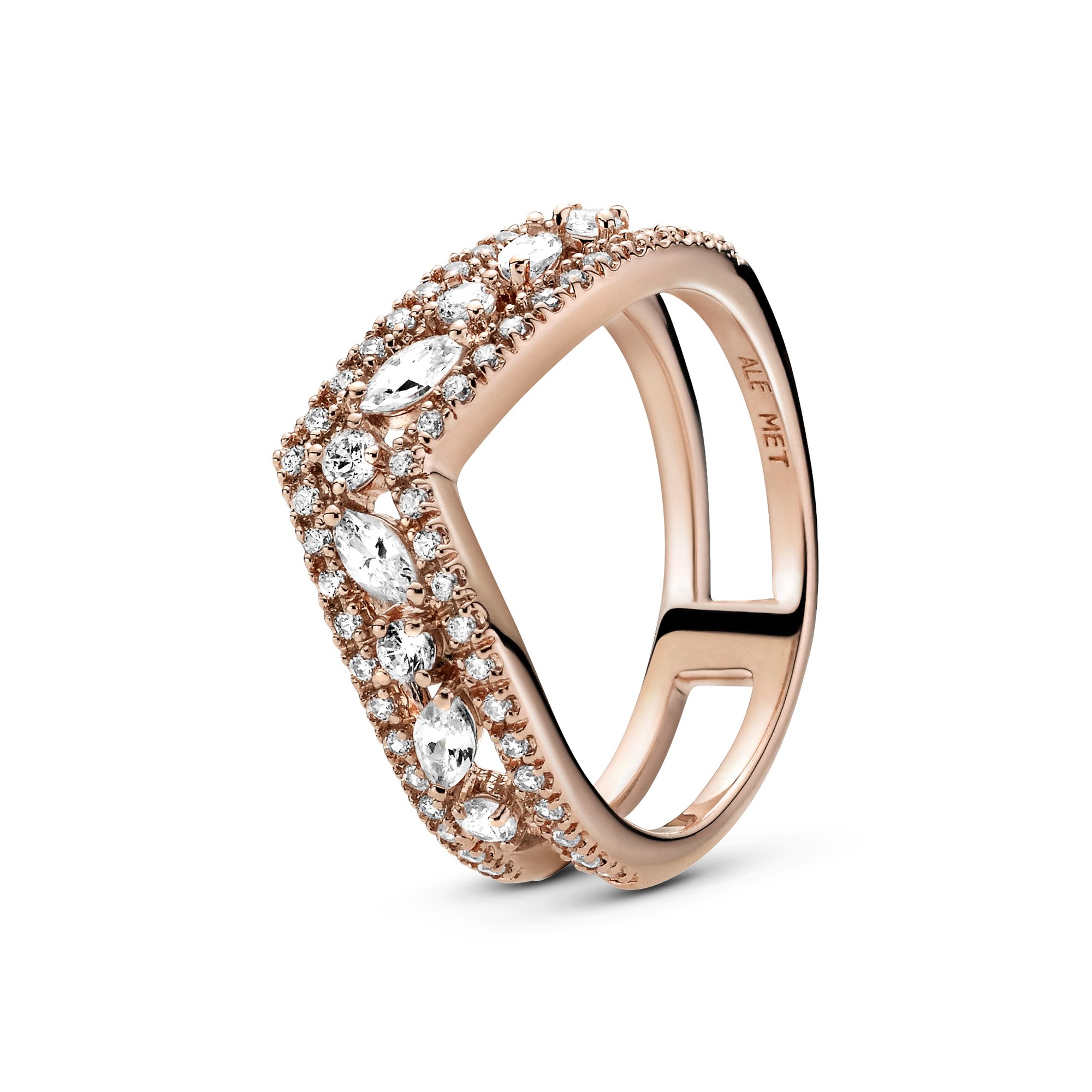 Pandora Wish - Ring - Designring - Silber - Roségold