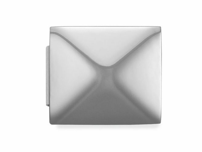 423010701-0 Edelstahl Charm von Nomination Classic GLAM in Pyramidenform, hochwertig verarbeitet, reflecting silver finish, ideal zur individuellen Gestaltung von Armbändern.