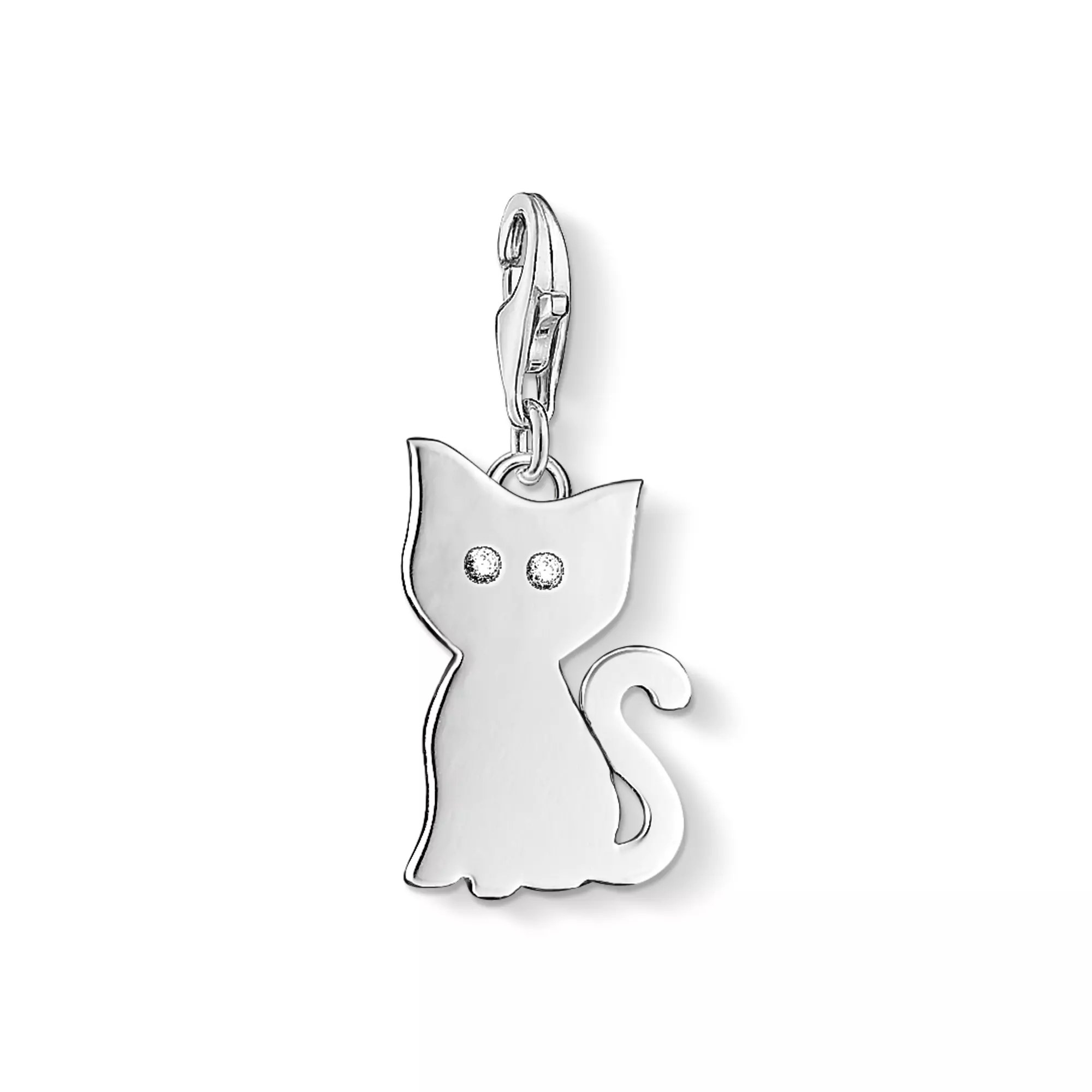 Thomas Sabo Katze charms Sterling Silber + Zirkonia