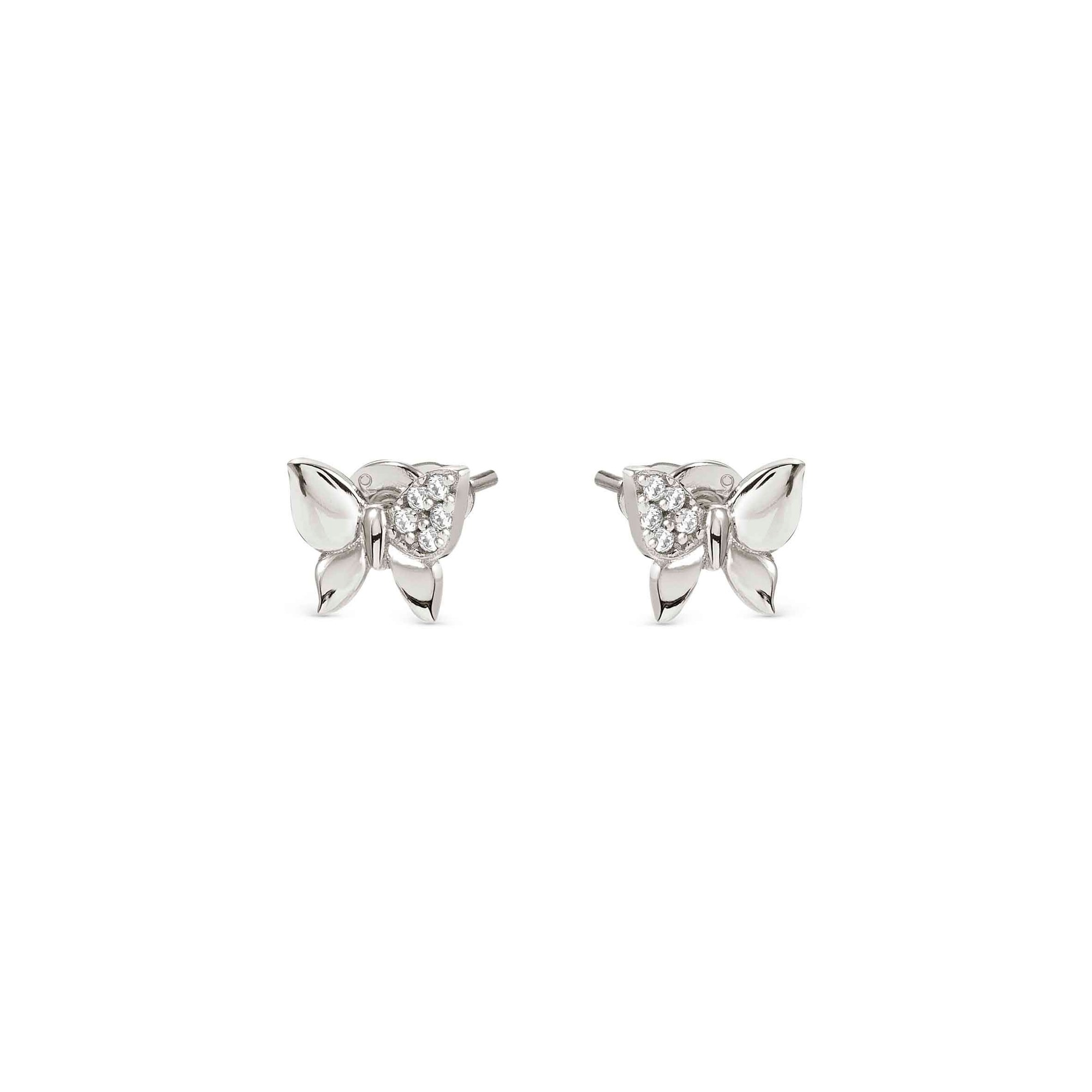 Nomination Petit Sparkle - Sterling Silber Ohrstecker - Schmetterling - Zirkonia