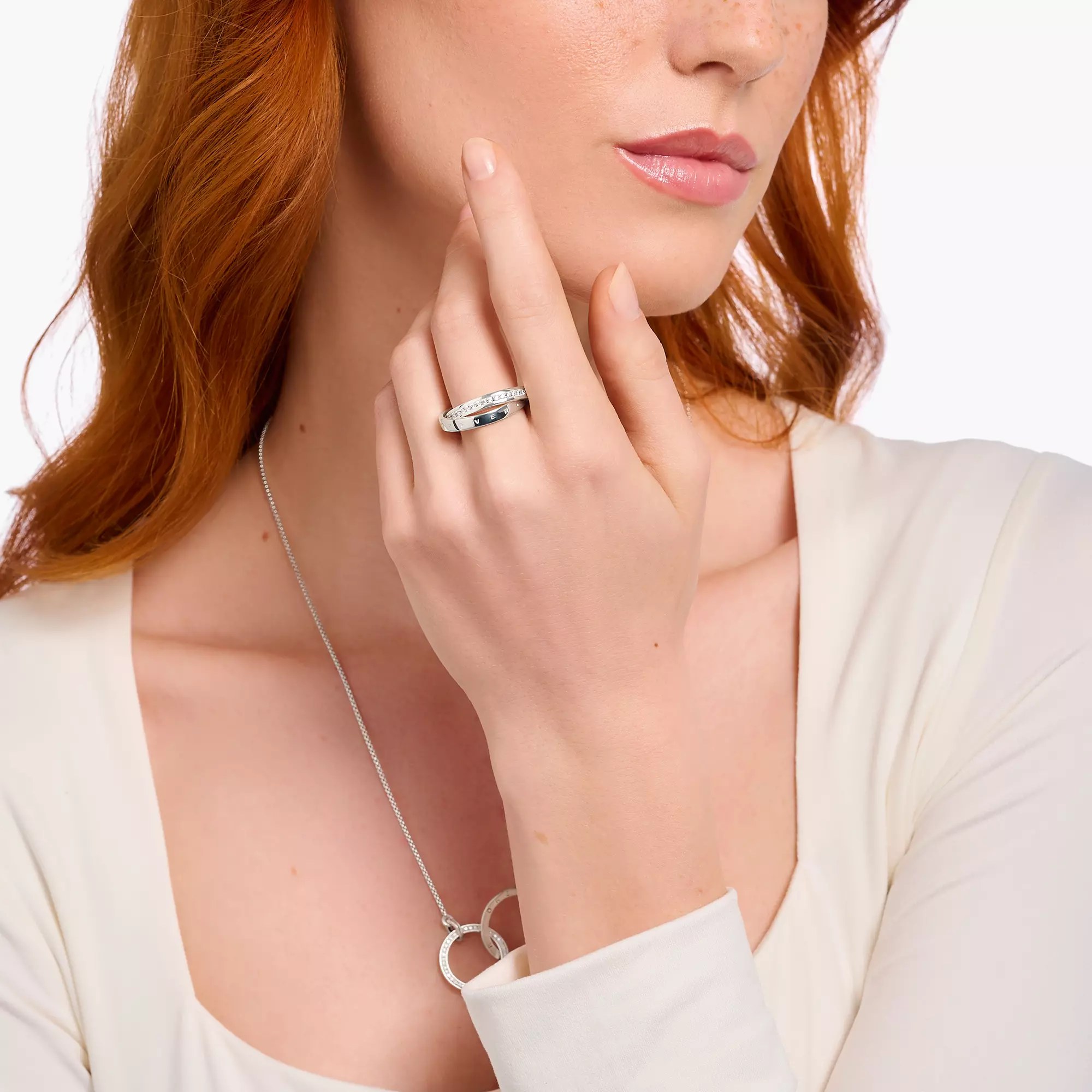 Thomas Sabo Ring - Silber - Zirkonia weiß – Ansicht 3