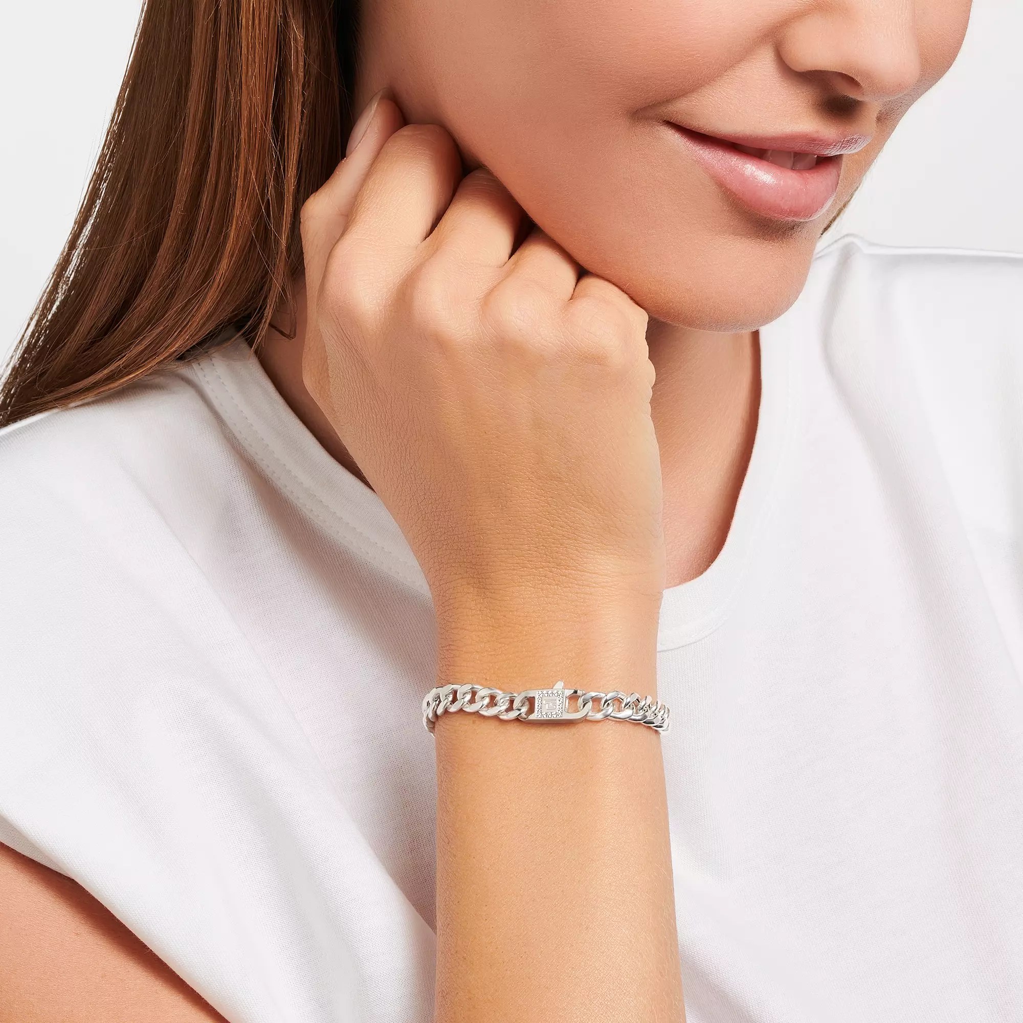 Thomas Sabo Armband Sterling Silber + Zirkonia weiß - 16 cm – Ansicht 2