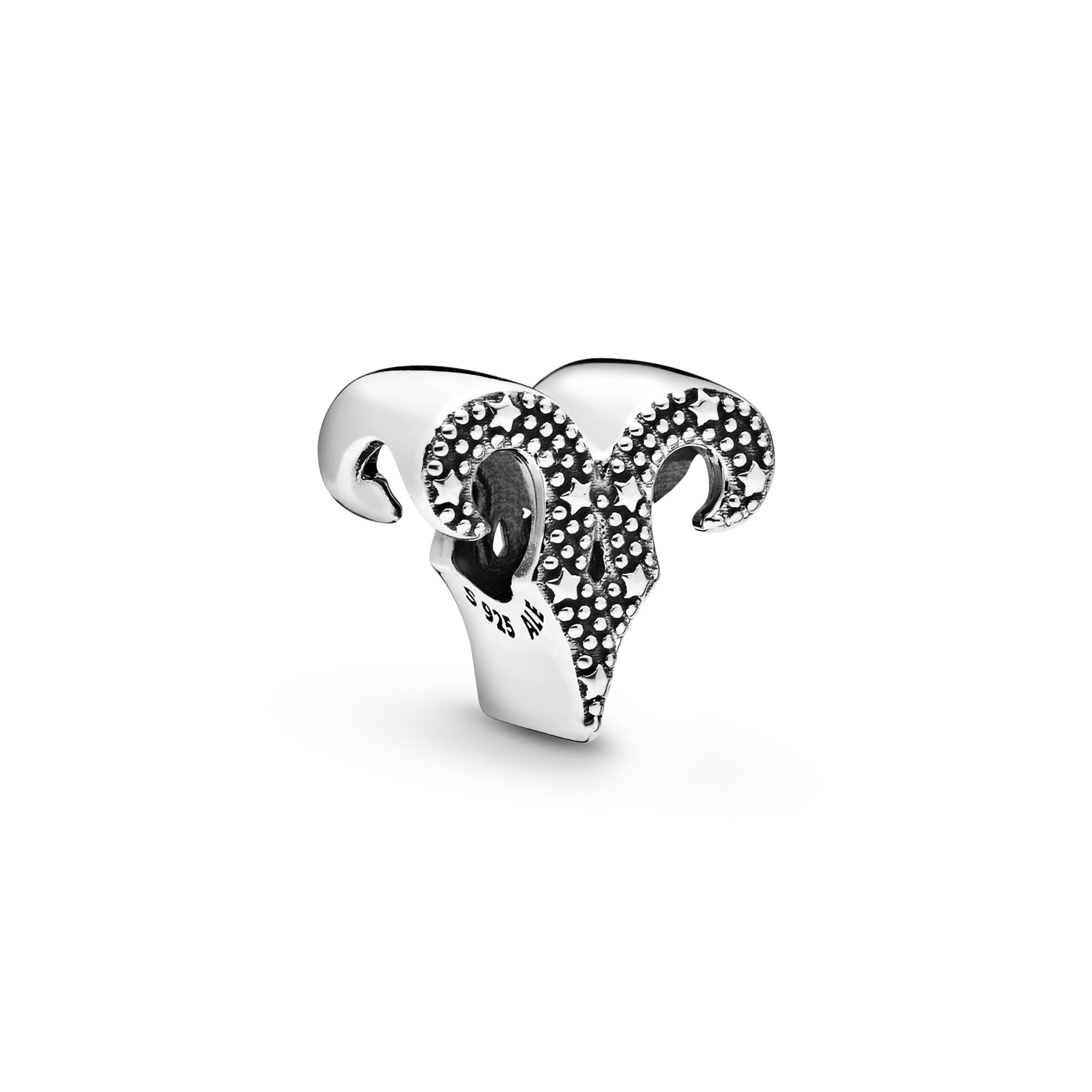 Pandora Sternzeichen - Aries - Widder Sterling Silber Charm + Zirkonia – Ansicht 2